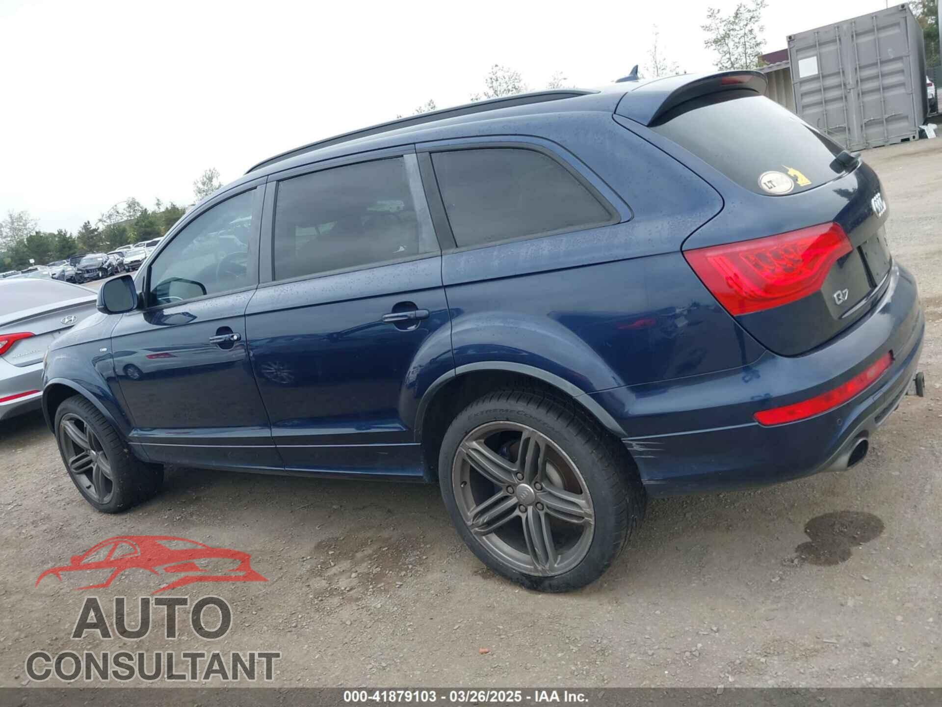 AUDI Q7 2013 - WA1WMBFE2DD006596