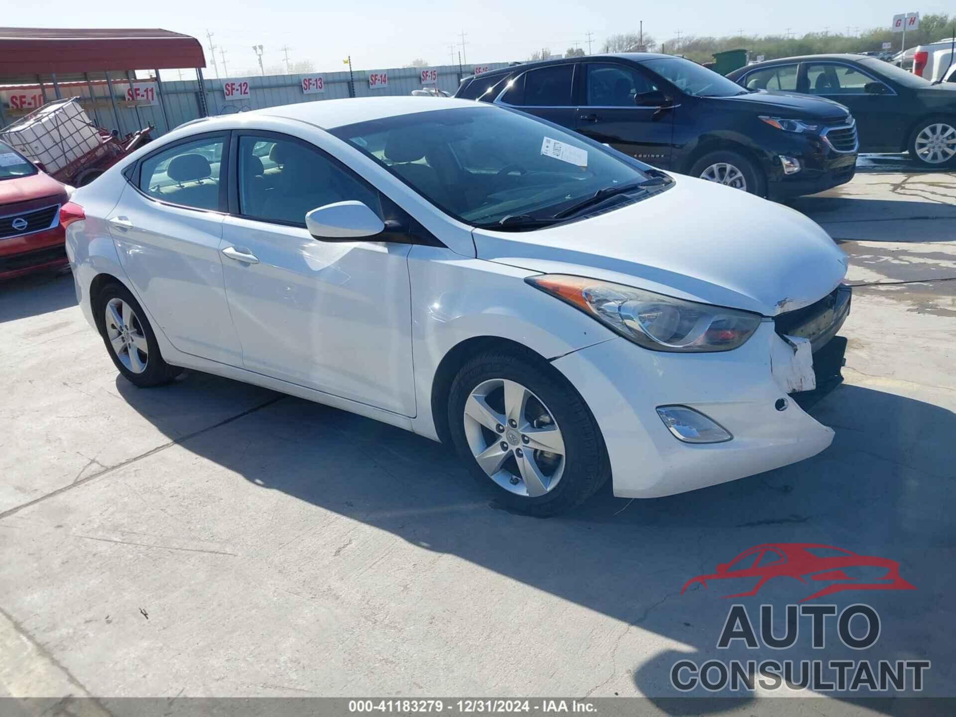 HYUNDAI ELANTRA 2013 - 5NPDH4AE9DH166599