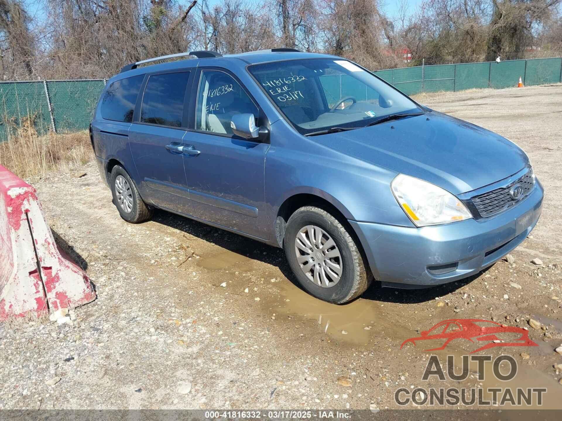 KIA SEDONA 2012 - KNDMG4C75C6486769