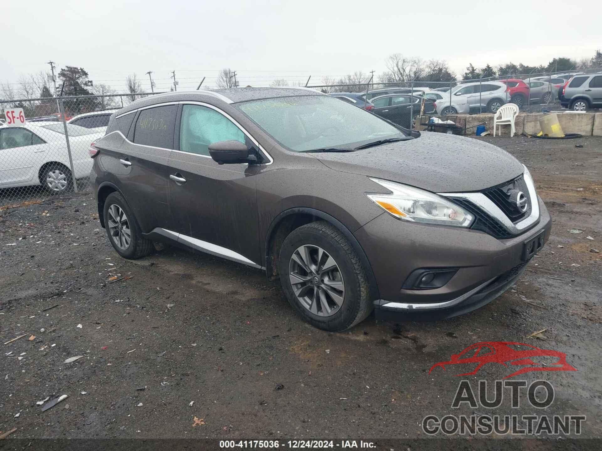NISSAN MURANO 2017 - 5N1AZ2MH8HN153502