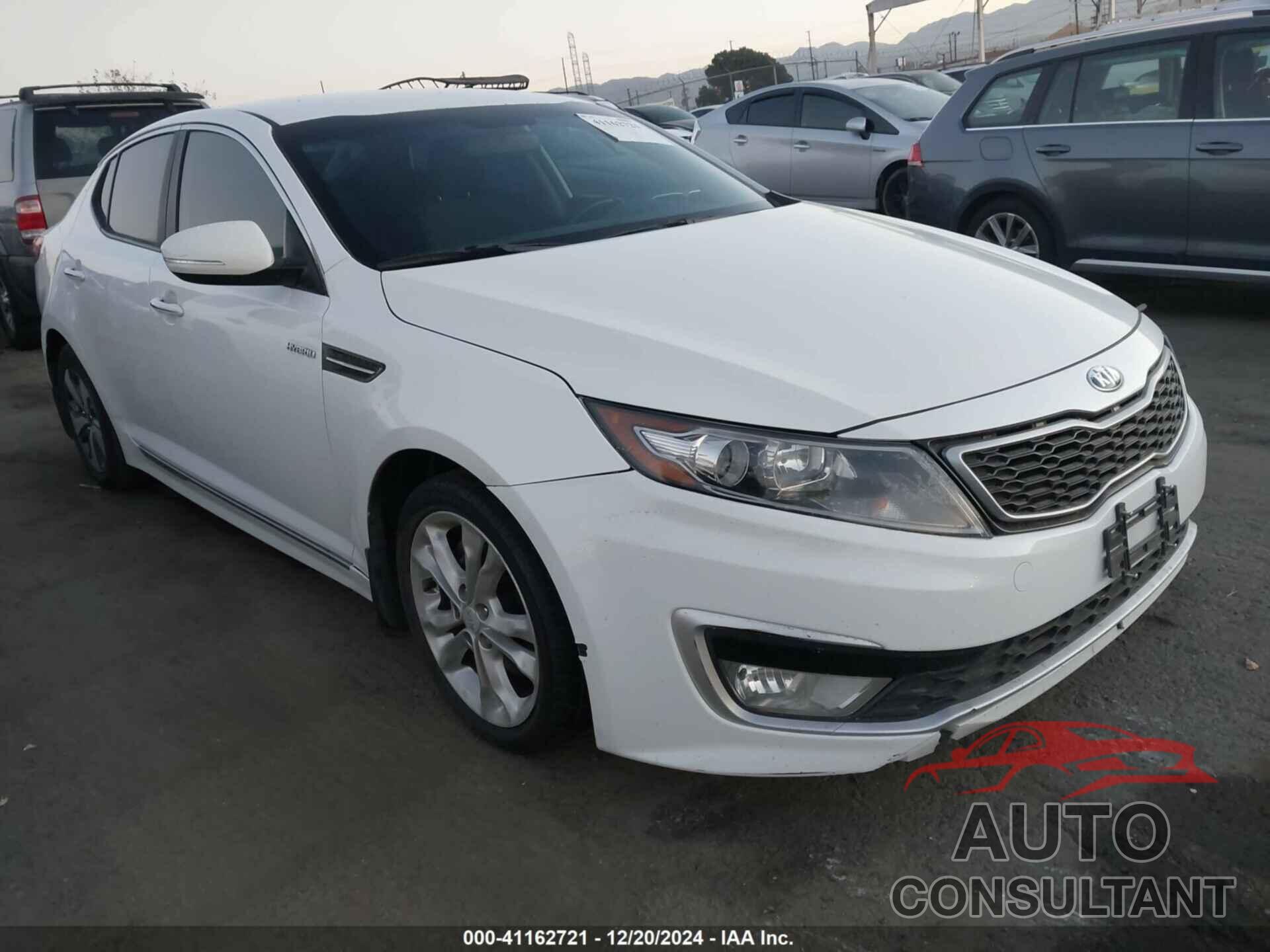 KIA OPTIMA HYBRID 2013 - KNAGM4AD4D5041443