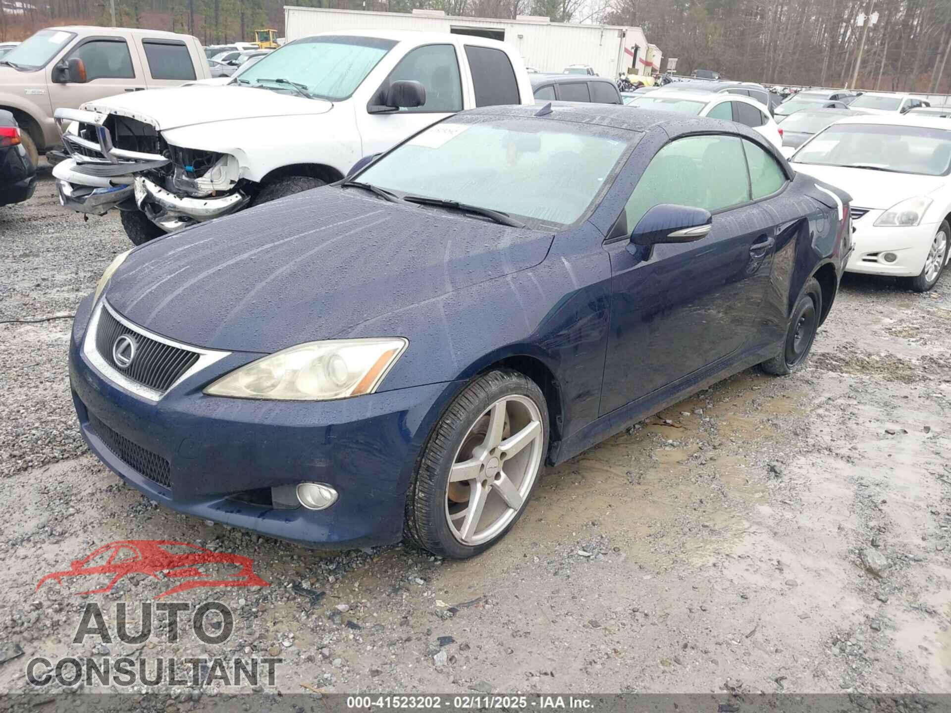 LEXUS IS 250C 2011 - JTHFF2C25B2519424