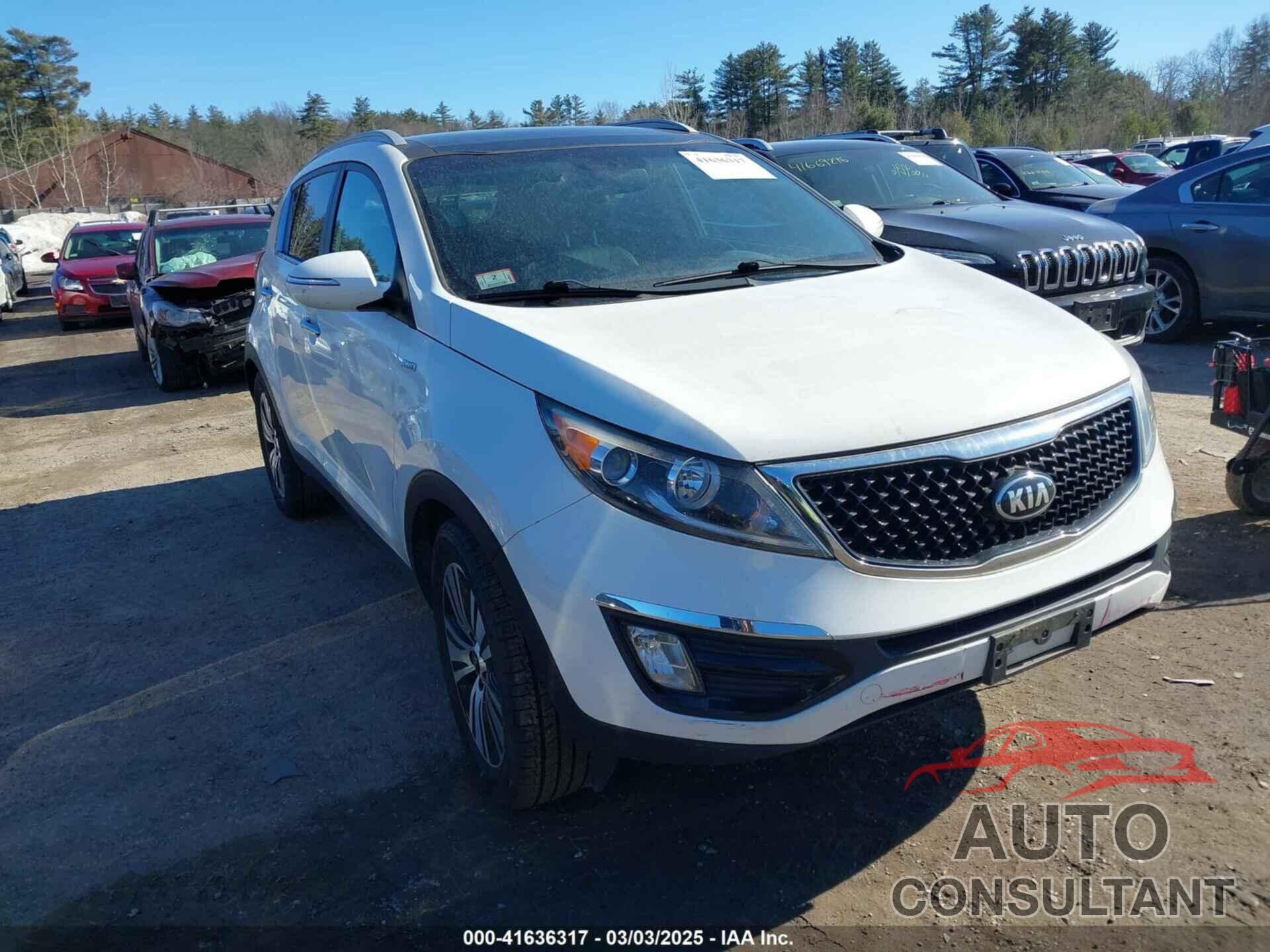 KIA SPORTAGE 2016 - KNDPCCAC5G7849946