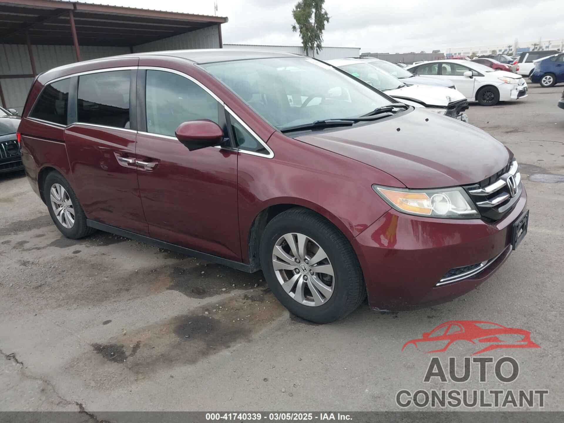 HONDA ODYSSEY 2016 - 5FNRL5H38GB094778
