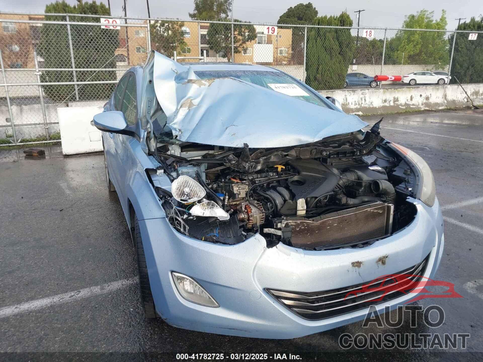 HYUNDAI ELANTRA 2011 - KMHDH4AE1BU149231
