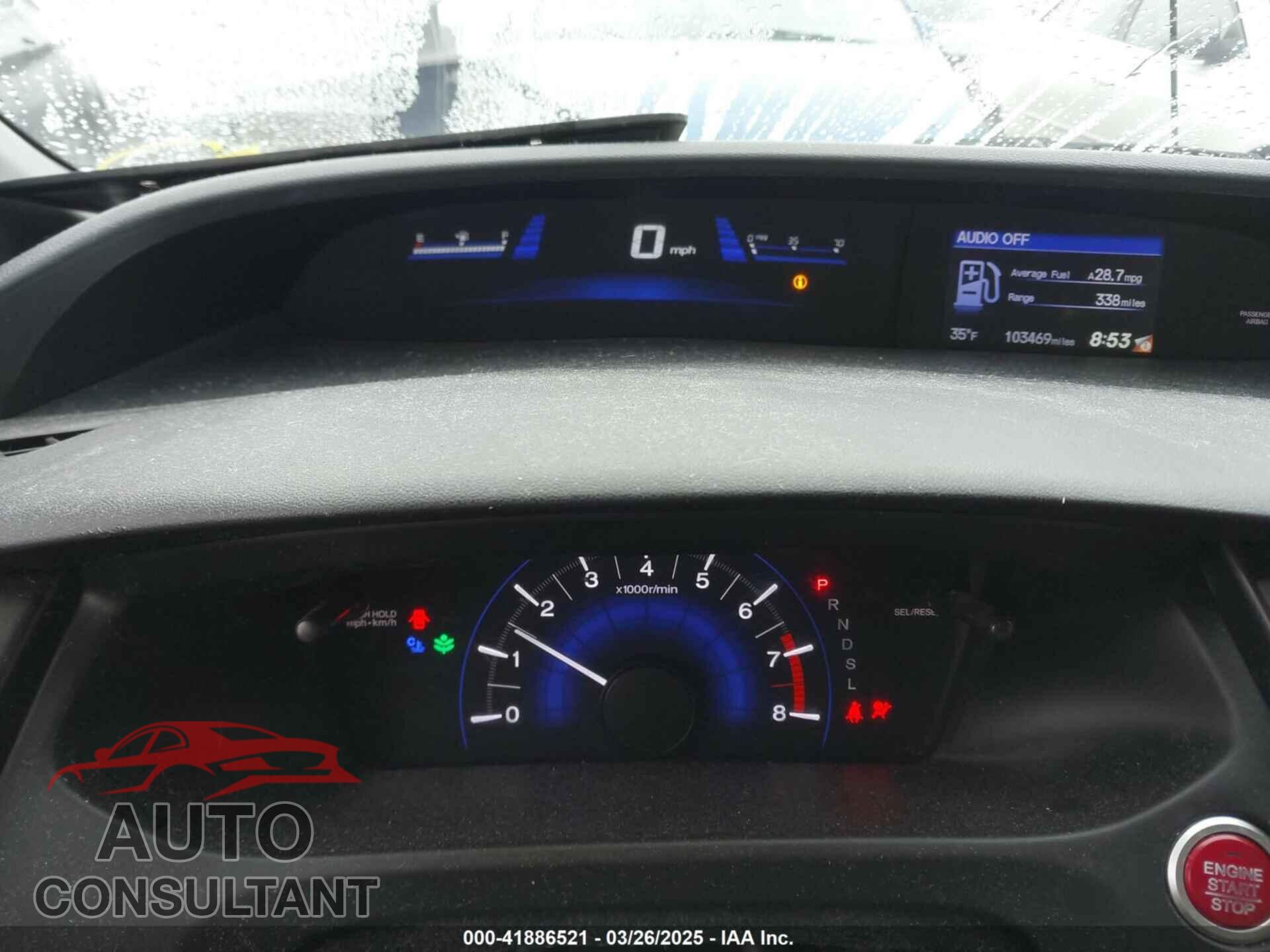 HONDA CIVIC 2015 - 19XFB2F82FE098400