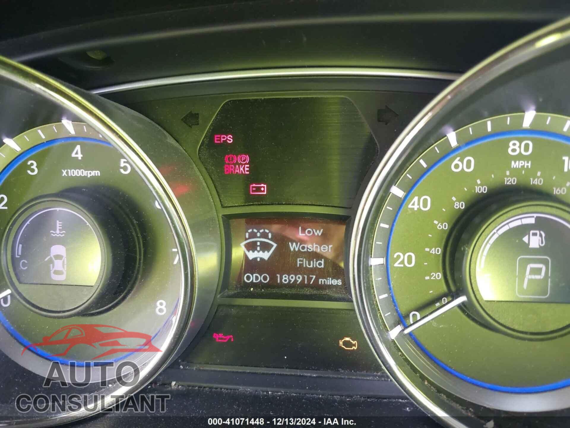HYUNDAI SONATA 2013 - 5NPEB4AC0DH656563