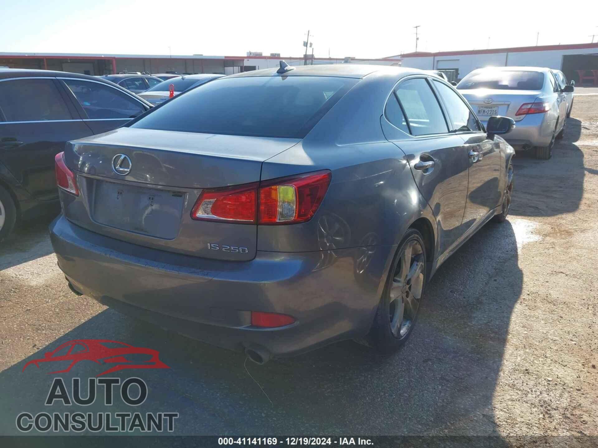 LEXUS IS 250 2012 - JTHBF5C2XC5160989