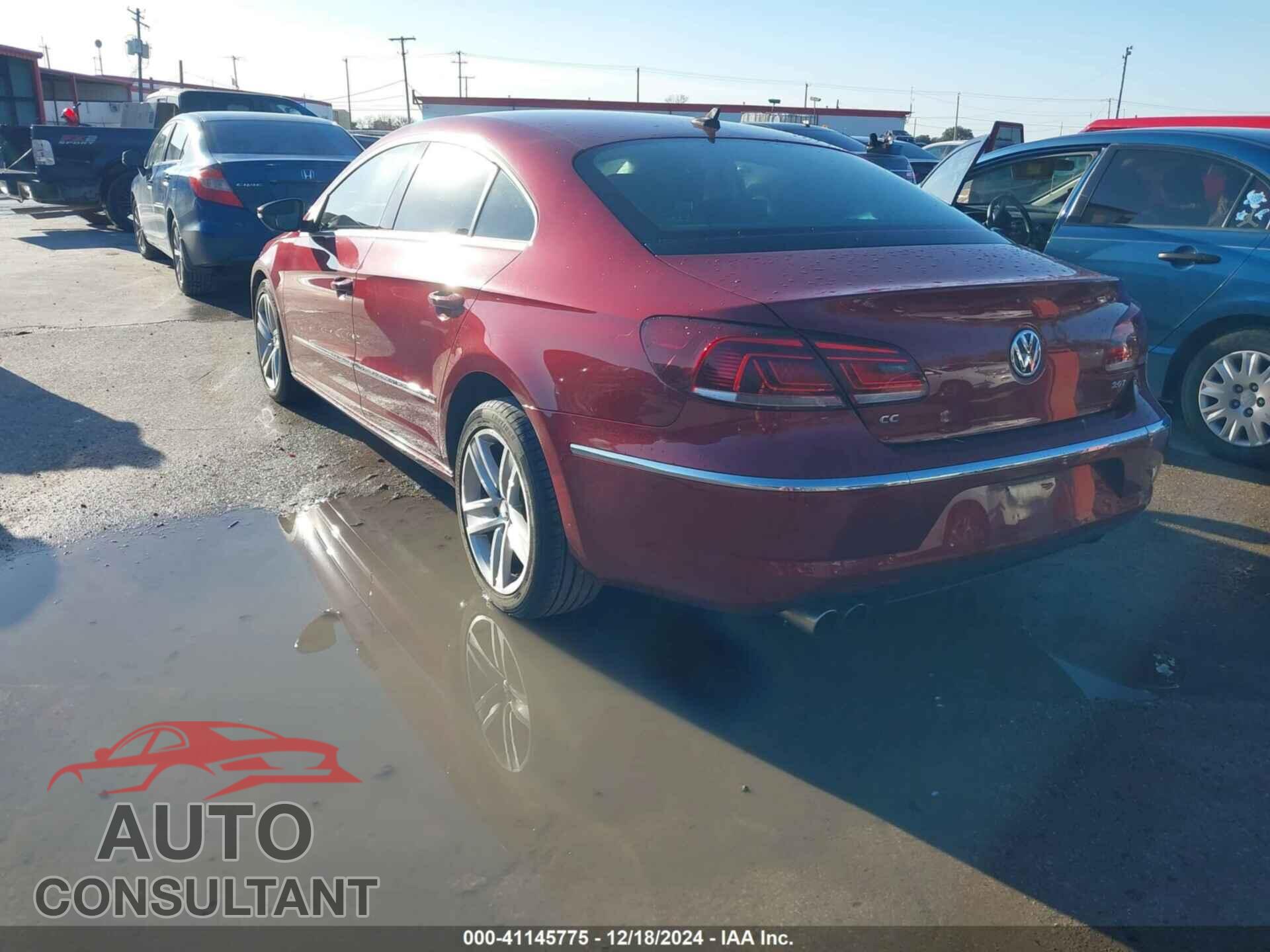 VOLKSWAGEN CC 2015 - WVWBP7AN2FE814038