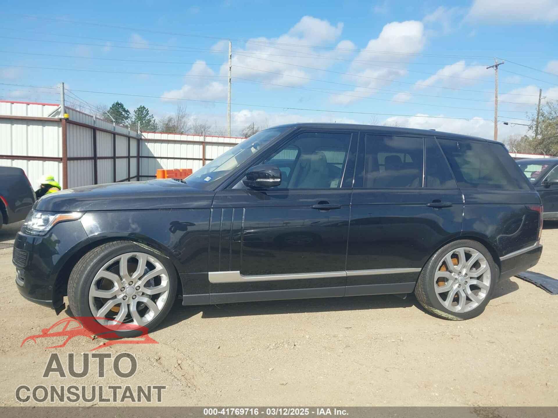 LAND ROVER RANGE ROVER 2017 - SALGS2FV5HA347782
