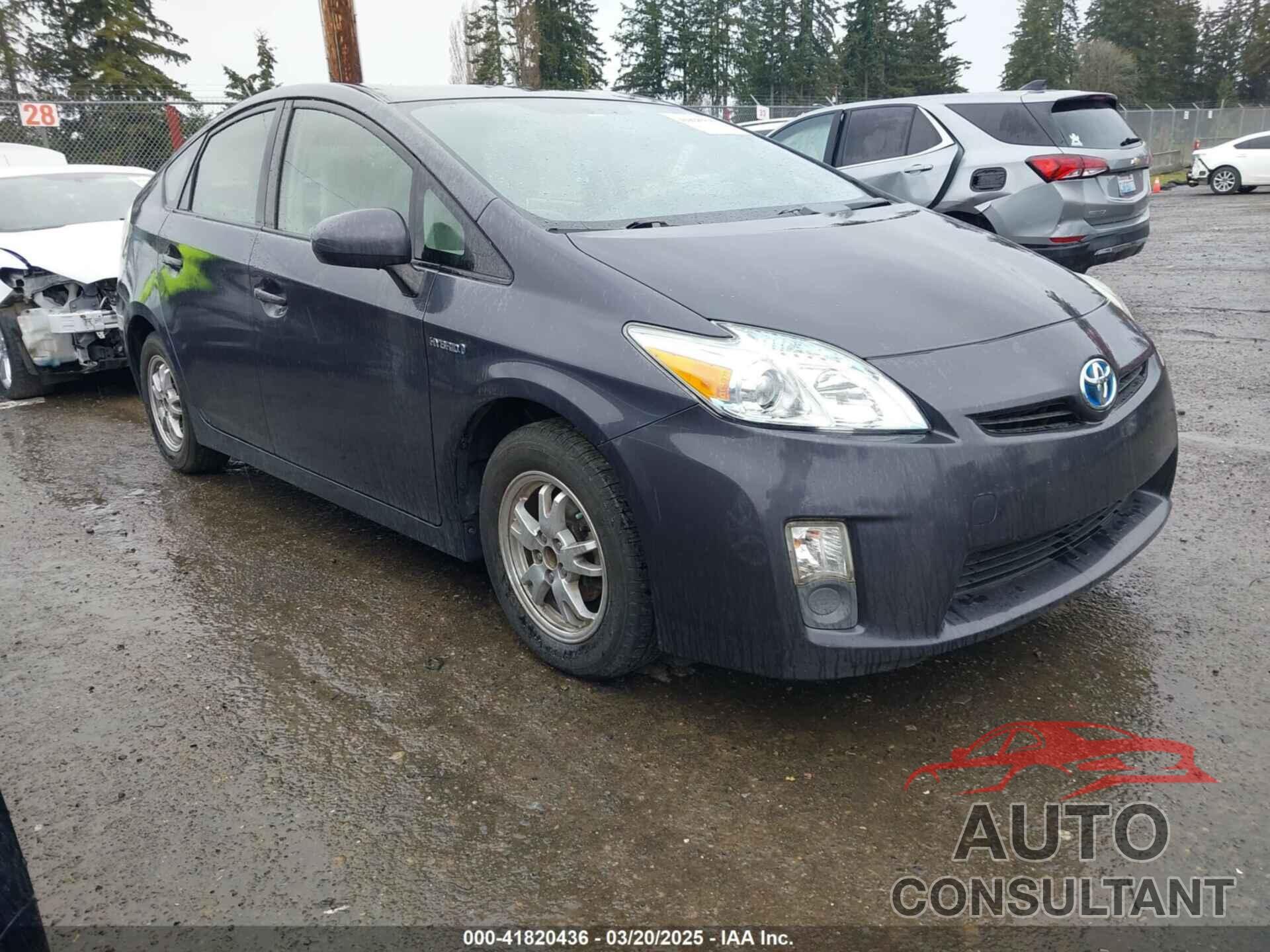 TOYOTA PRIUS 2011 - JTDKN3DU6B0321228
