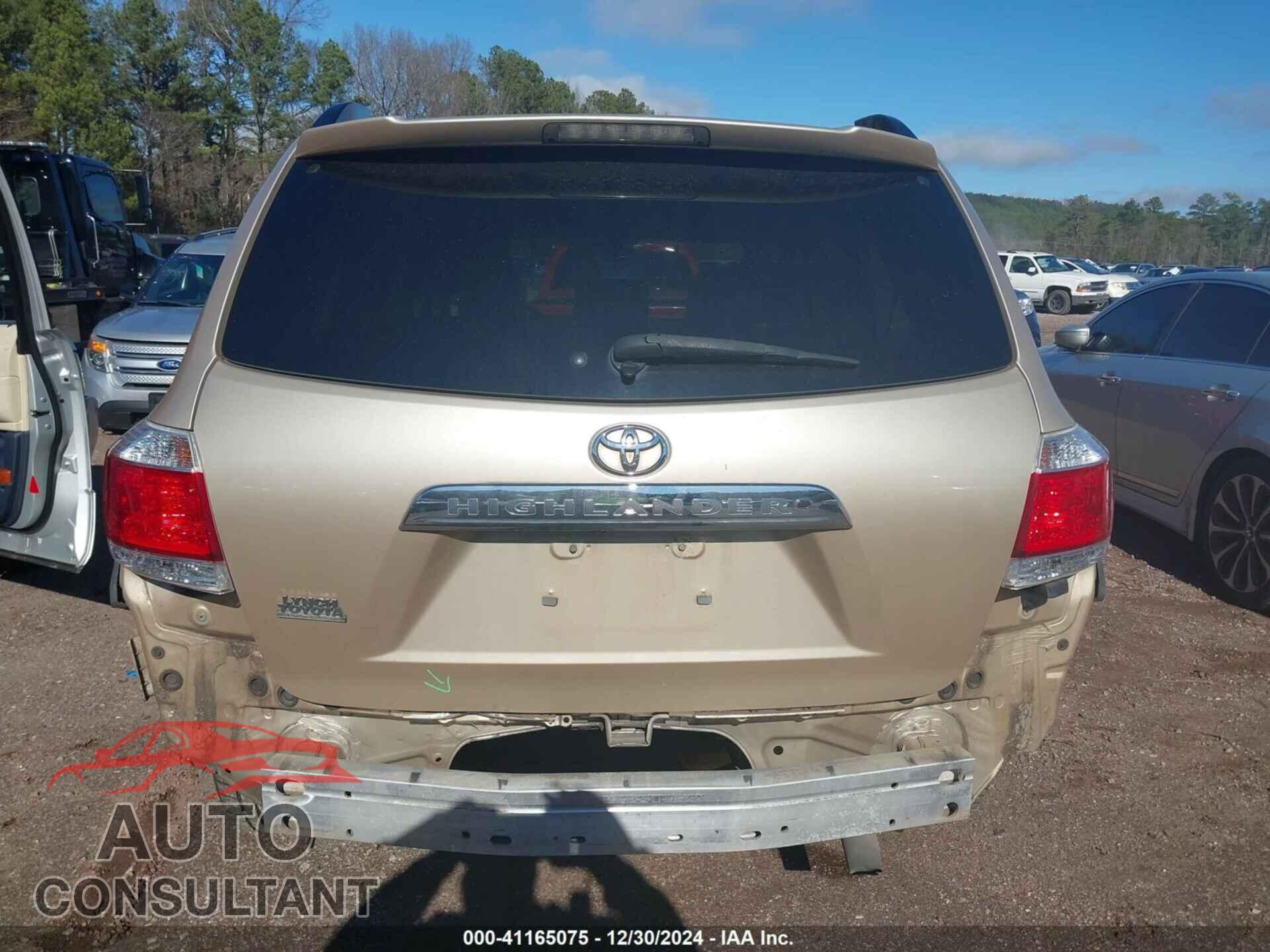 TOYOTA HIGHLANDER 2013 - 5TDZA3EH8DS033044