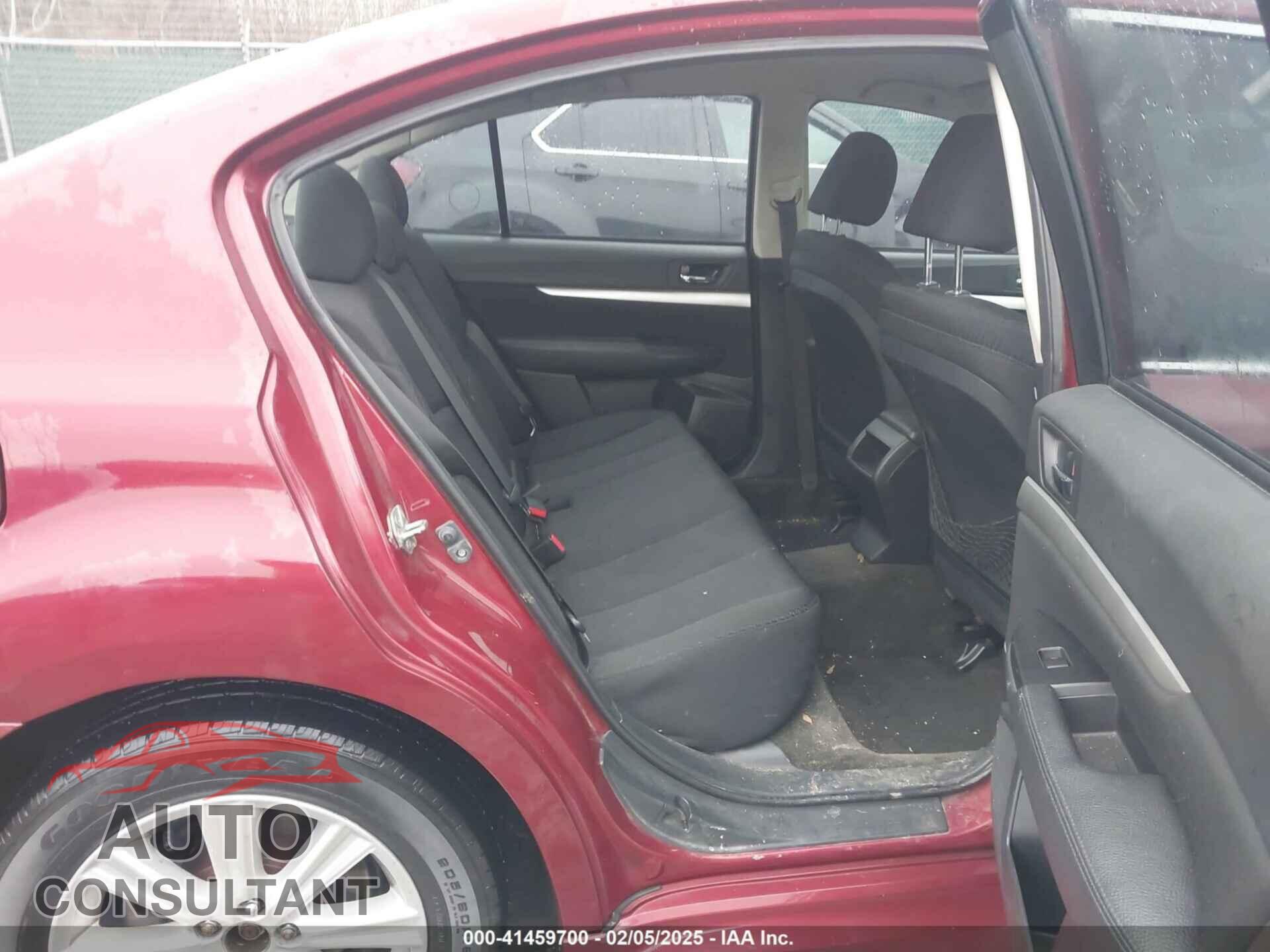 SUBARU LEGACY 2012 - 4S3BMBC62C3018060