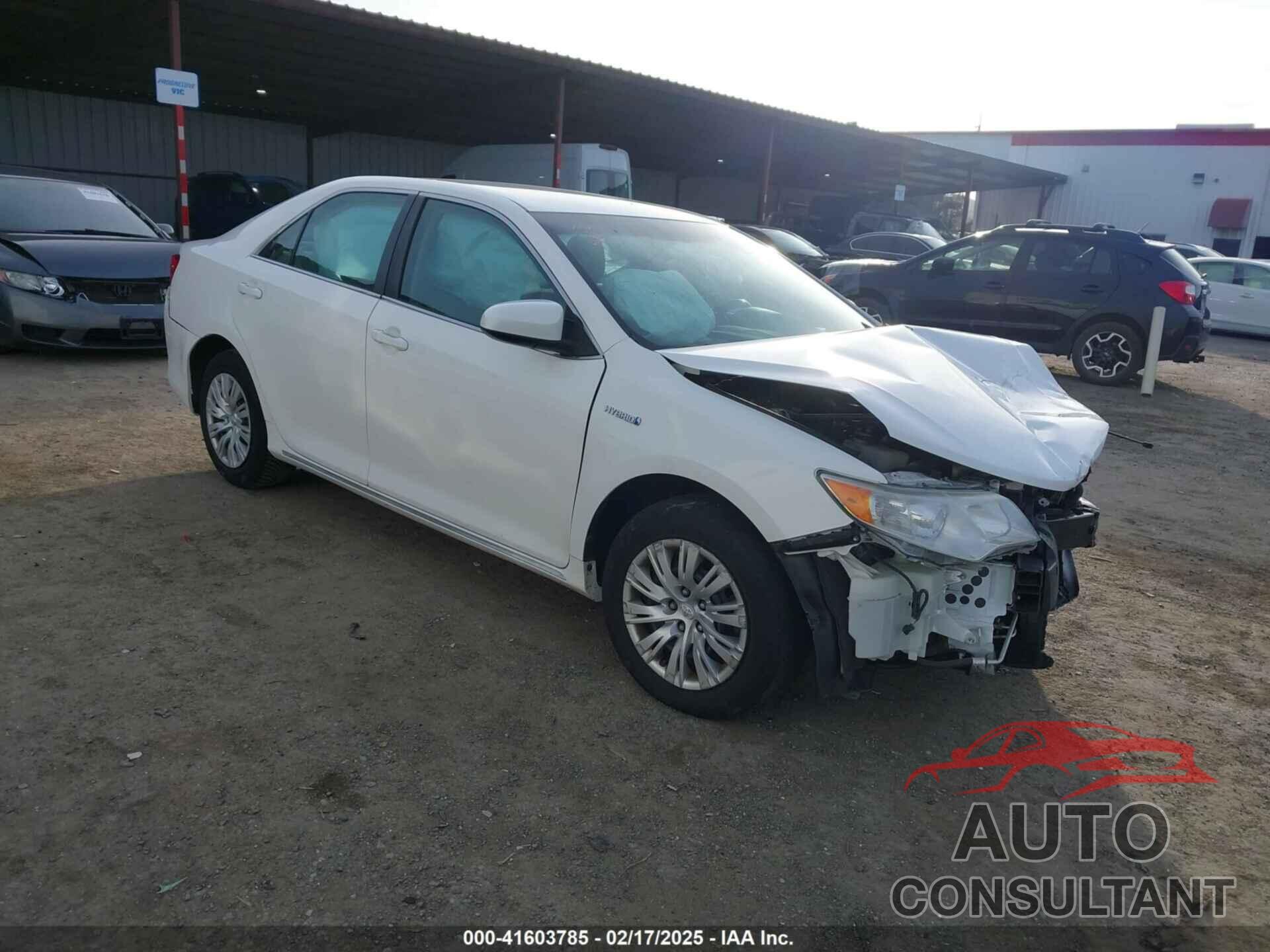 TOYOTA CAMRY HYBRID 2014 - 4T1BD1FKXEU132190