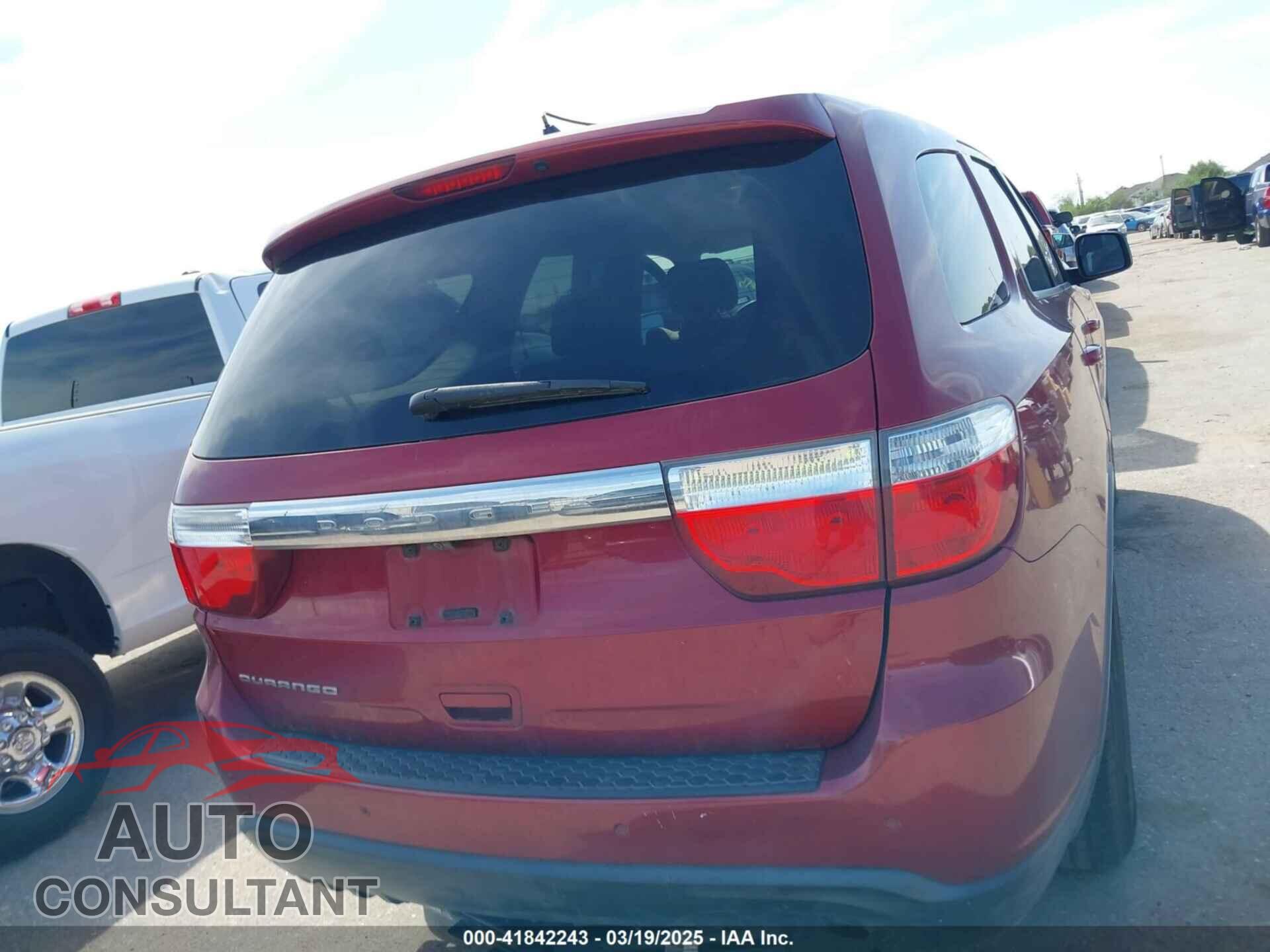 DODGE DURANGO 2013 - 1C4RDHAGXDC657365