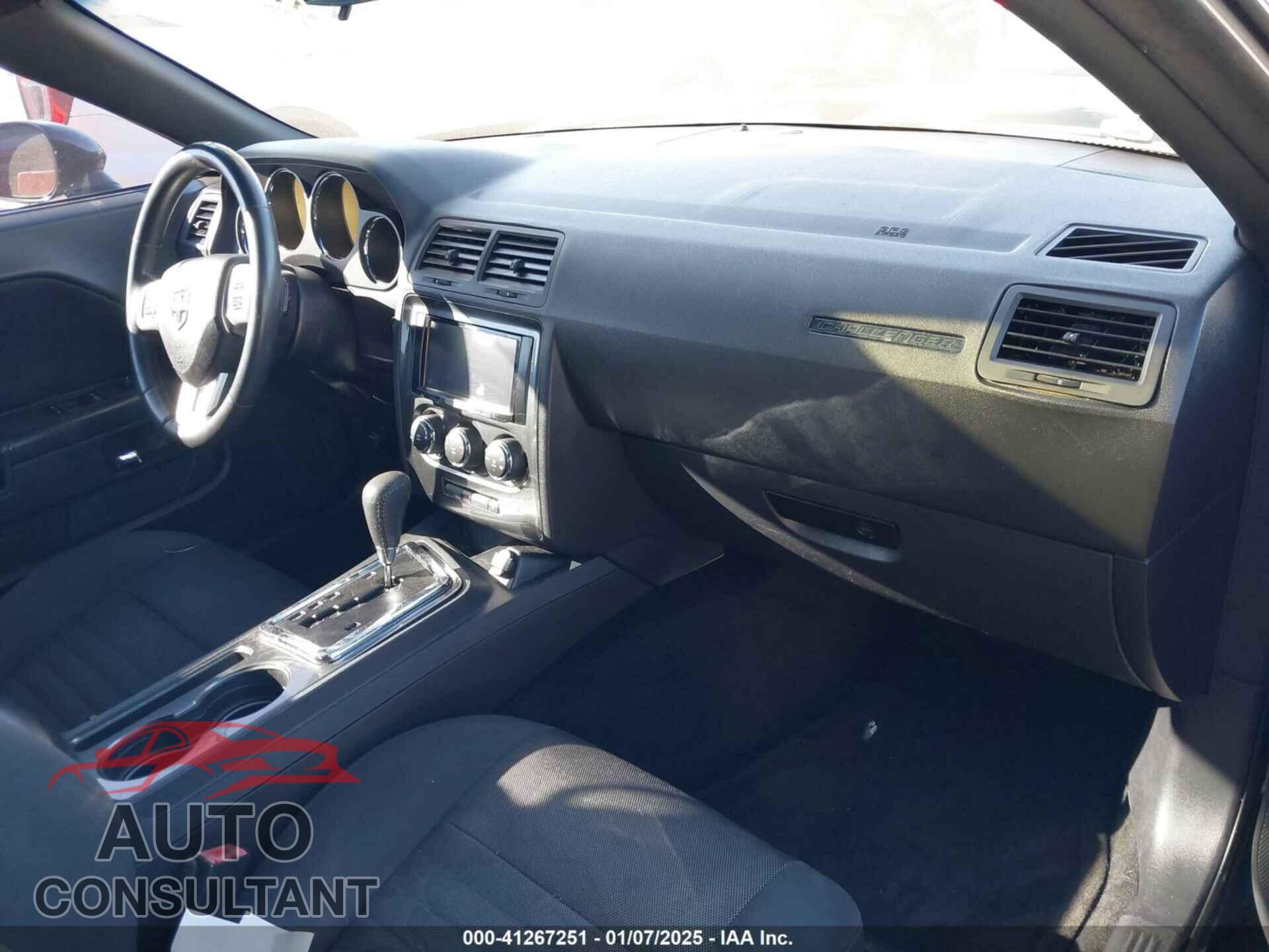 DODGE CHALLENGER 2013 - 2C3CDYAG8DH609287