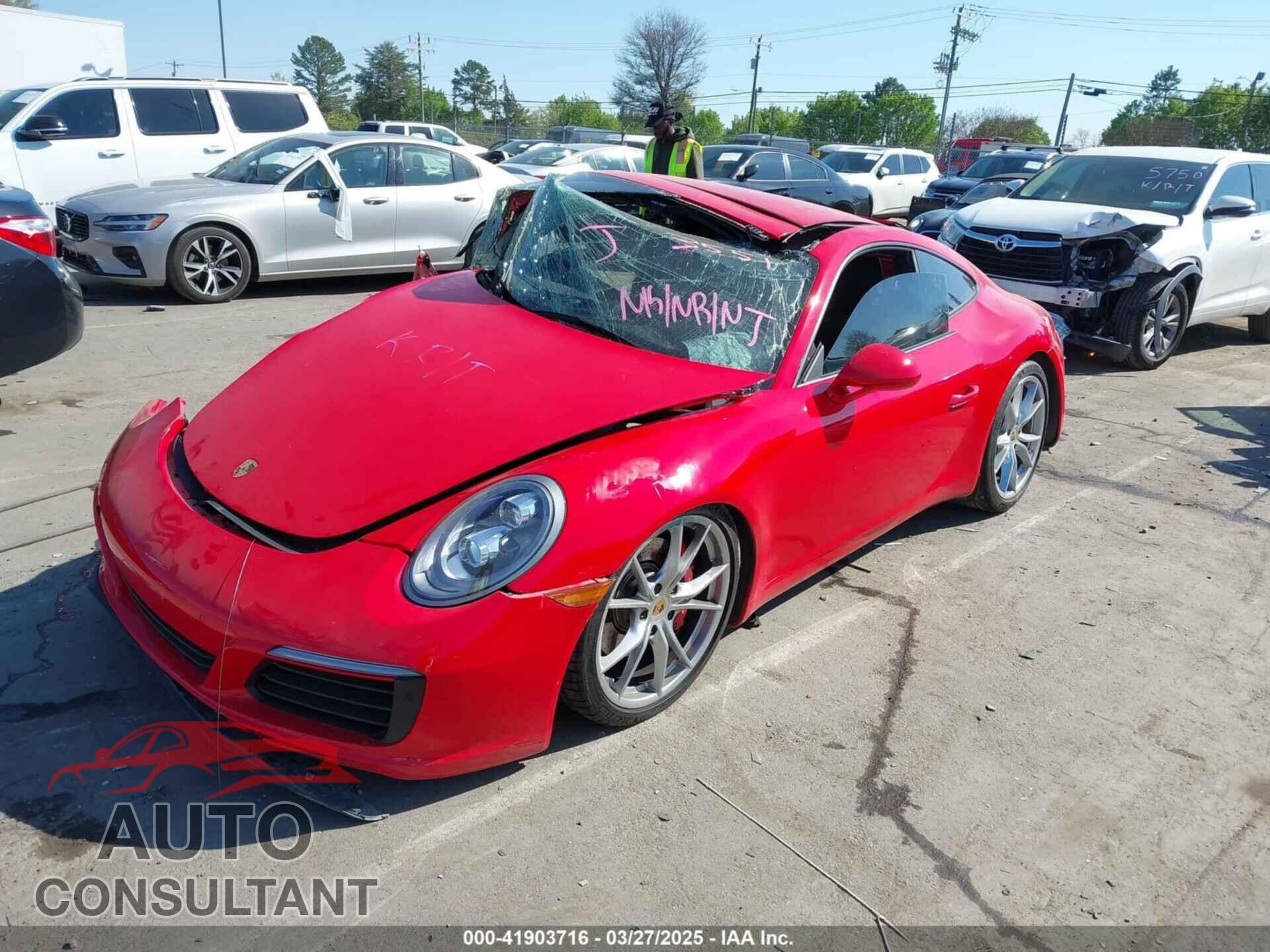 PORSCHE 911 2018 - WP0AB2A97JS123551