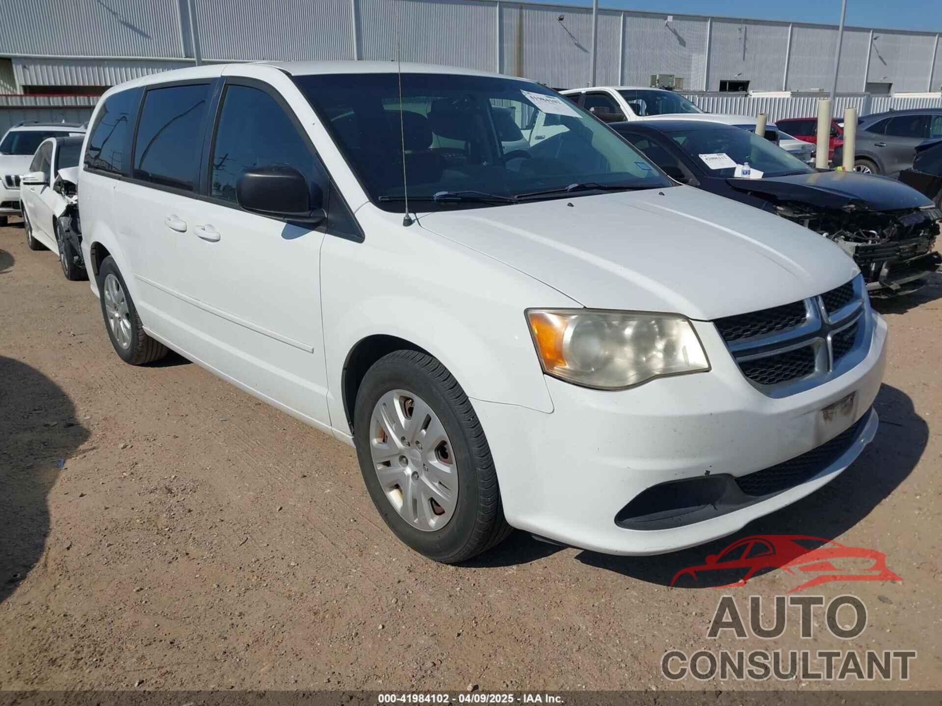 DODGE GRAND CARAVAN 2014 - 2C4RDGBG3ER114358