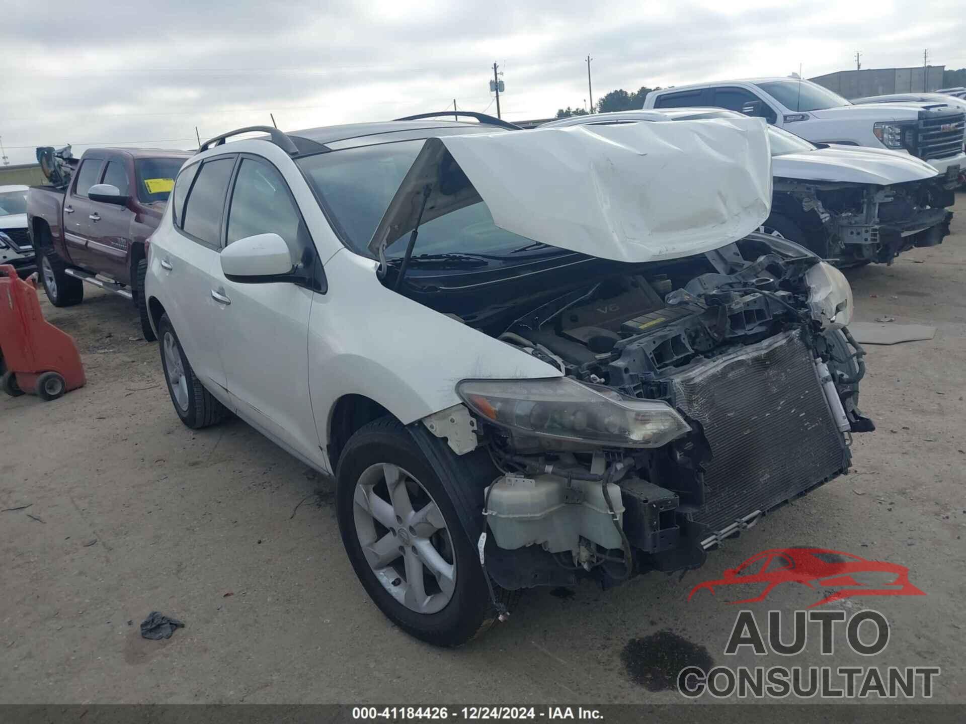 NISSAN MURANO 2010 - JN8AZ1MU6AW004487