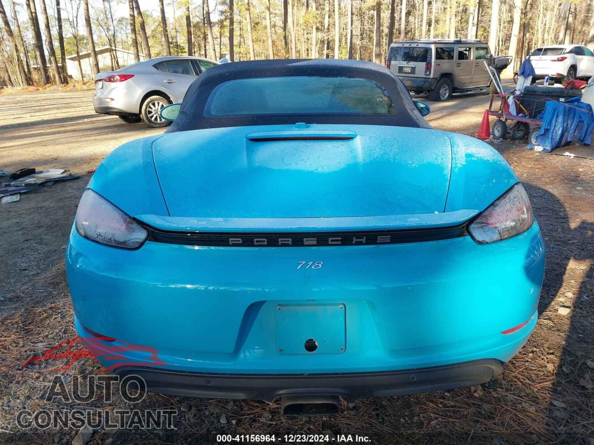 PORSCHE 718 BOXSTER 2017 - WP0CA2A82HS221013