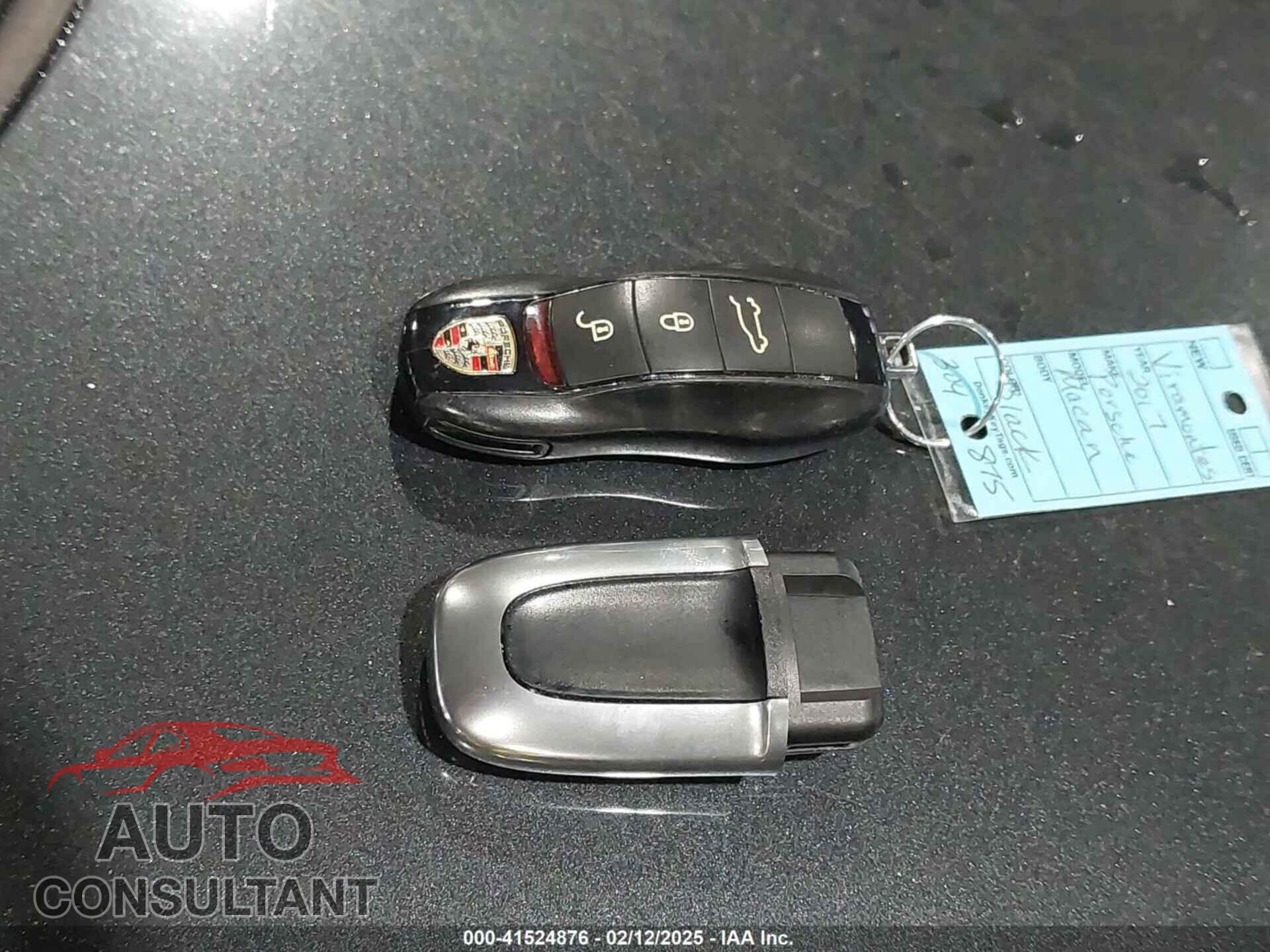 PORSCHE MACAN 2017 - WP1AA2A56HLB02290