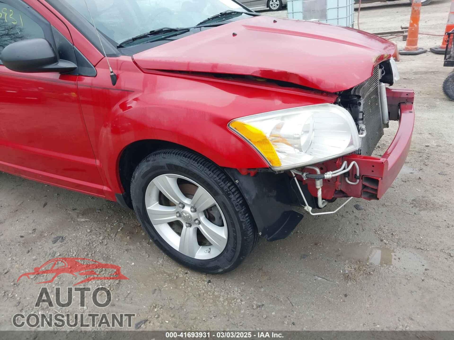 DODGE CALIBER 2012 - 1C3CDWDA8CD527664