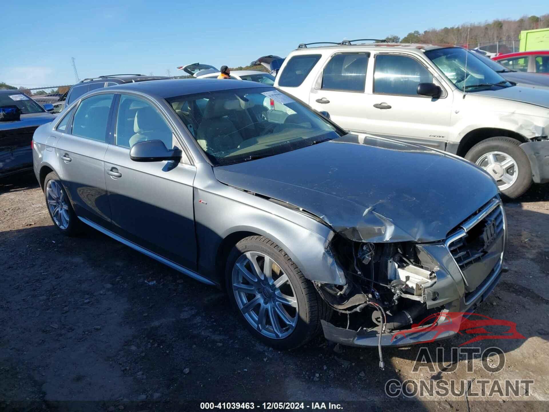 AUDI A4 2012 - WAUEFAFL9CA035658