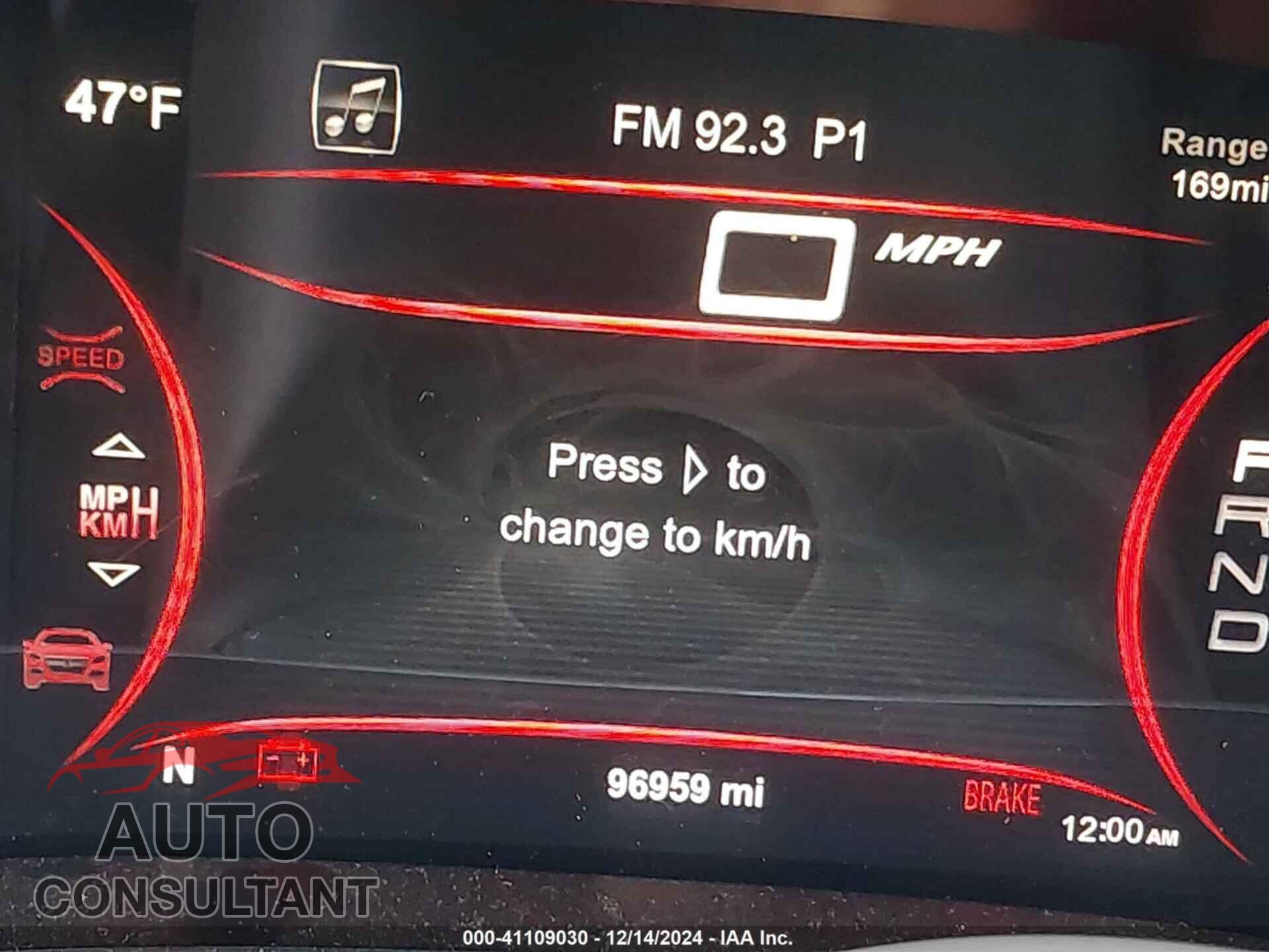 DODGE DART 2013 - 1C3CDFCH7DD143486