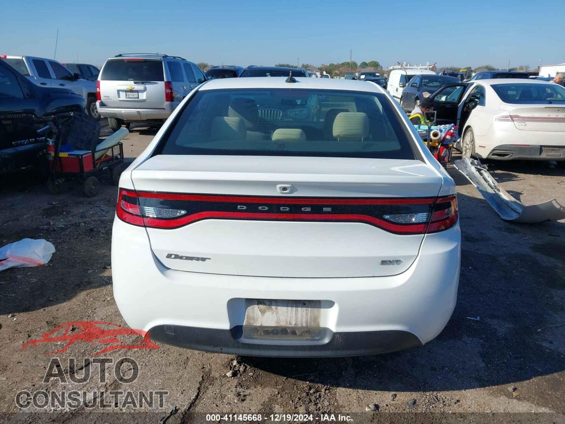 DODGE DART 2015 - 1C3CDFBB1FD302163