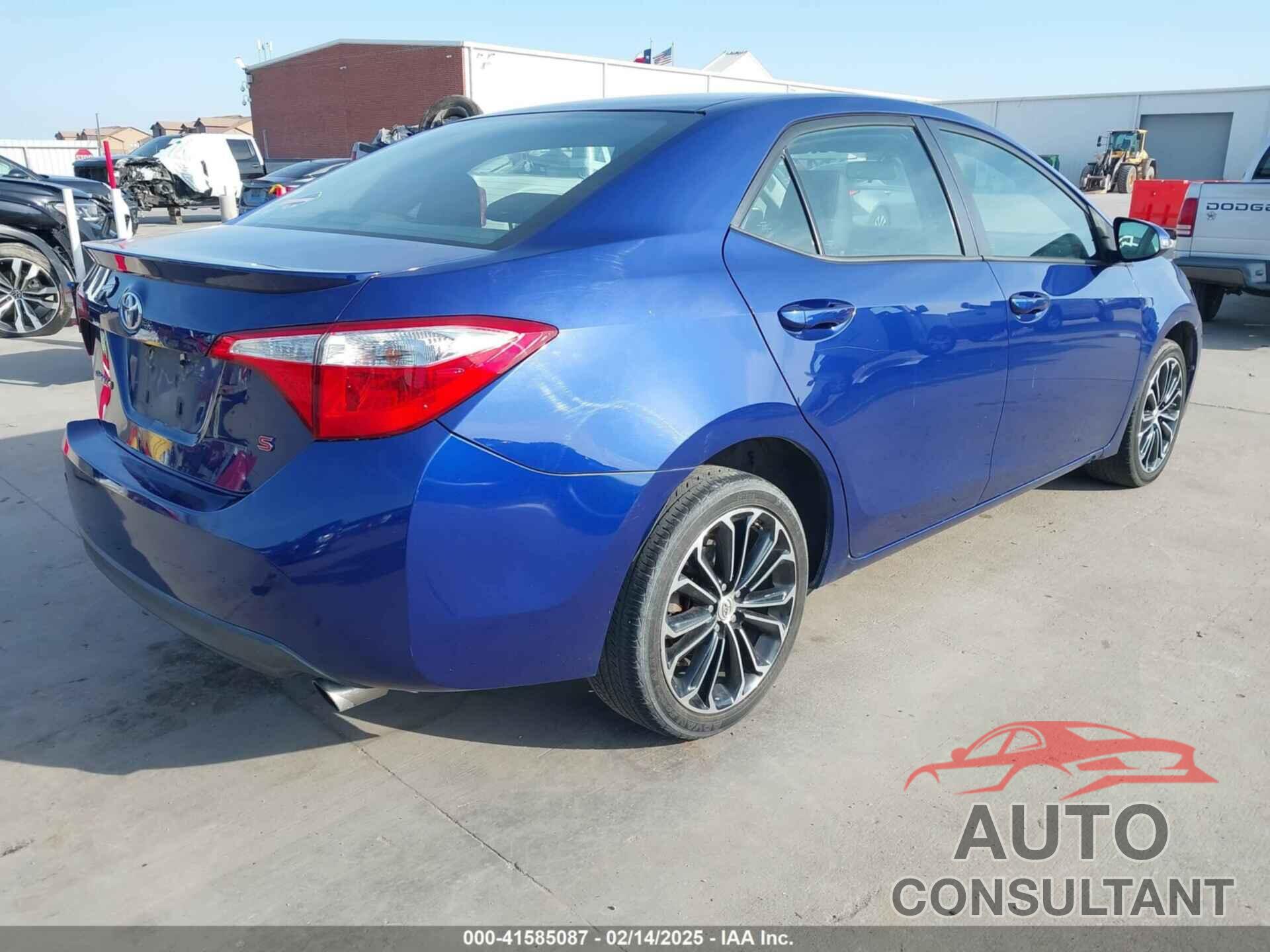 TOYOTA COROLLA 2015 - 2T1BURHE2FC266328
