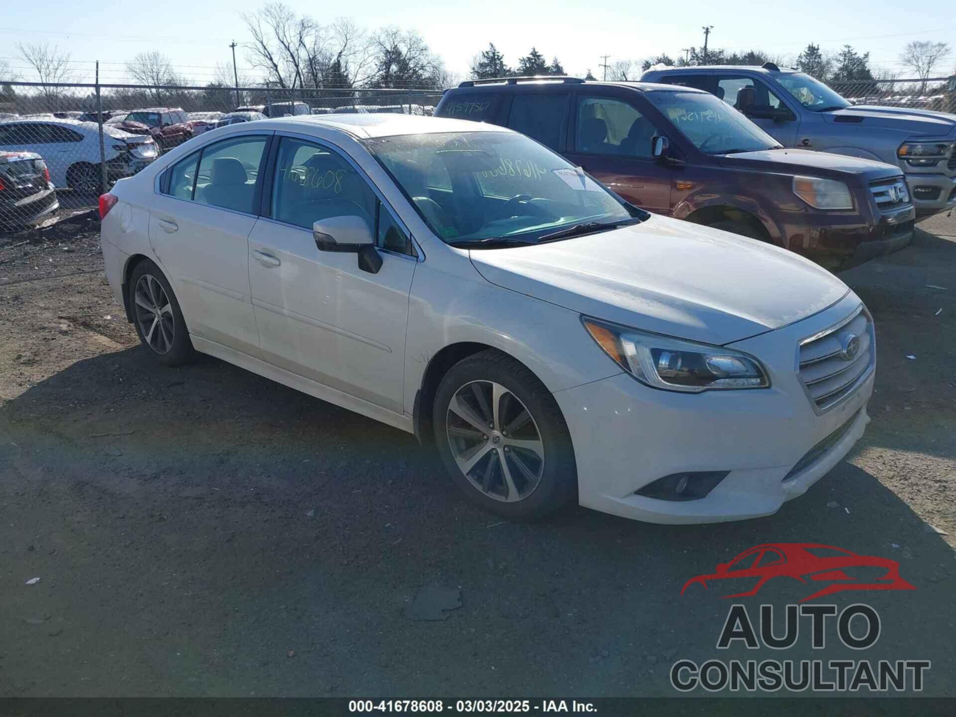 SUBARU LEGACY 2016 - 4S3BNBN6XG3013320