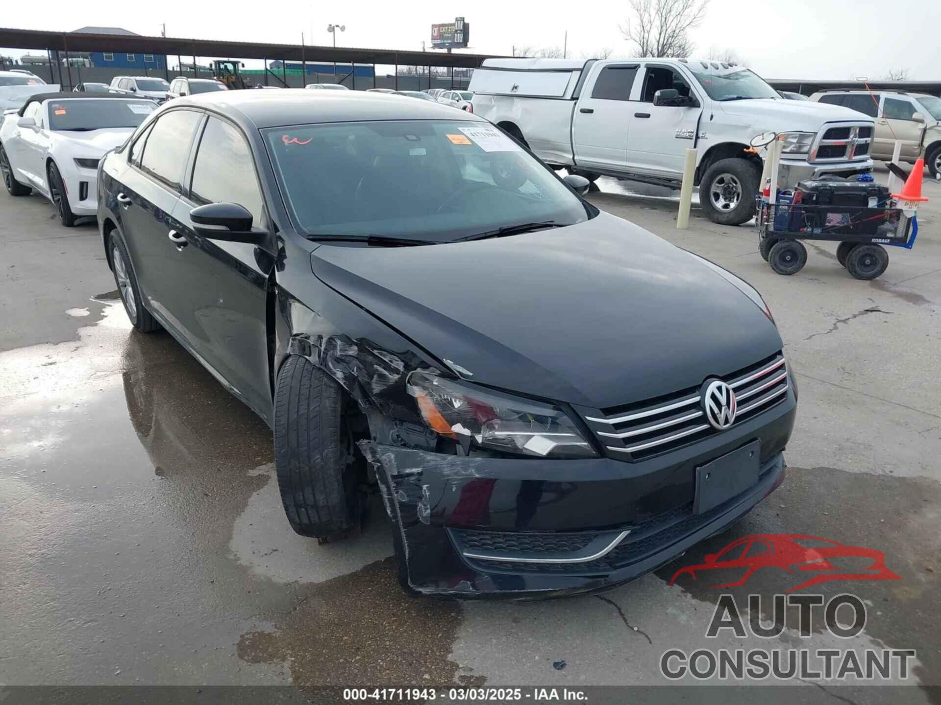VOLKSWAGEN PASSAT 2014 - 1VWAT7A30EC028218