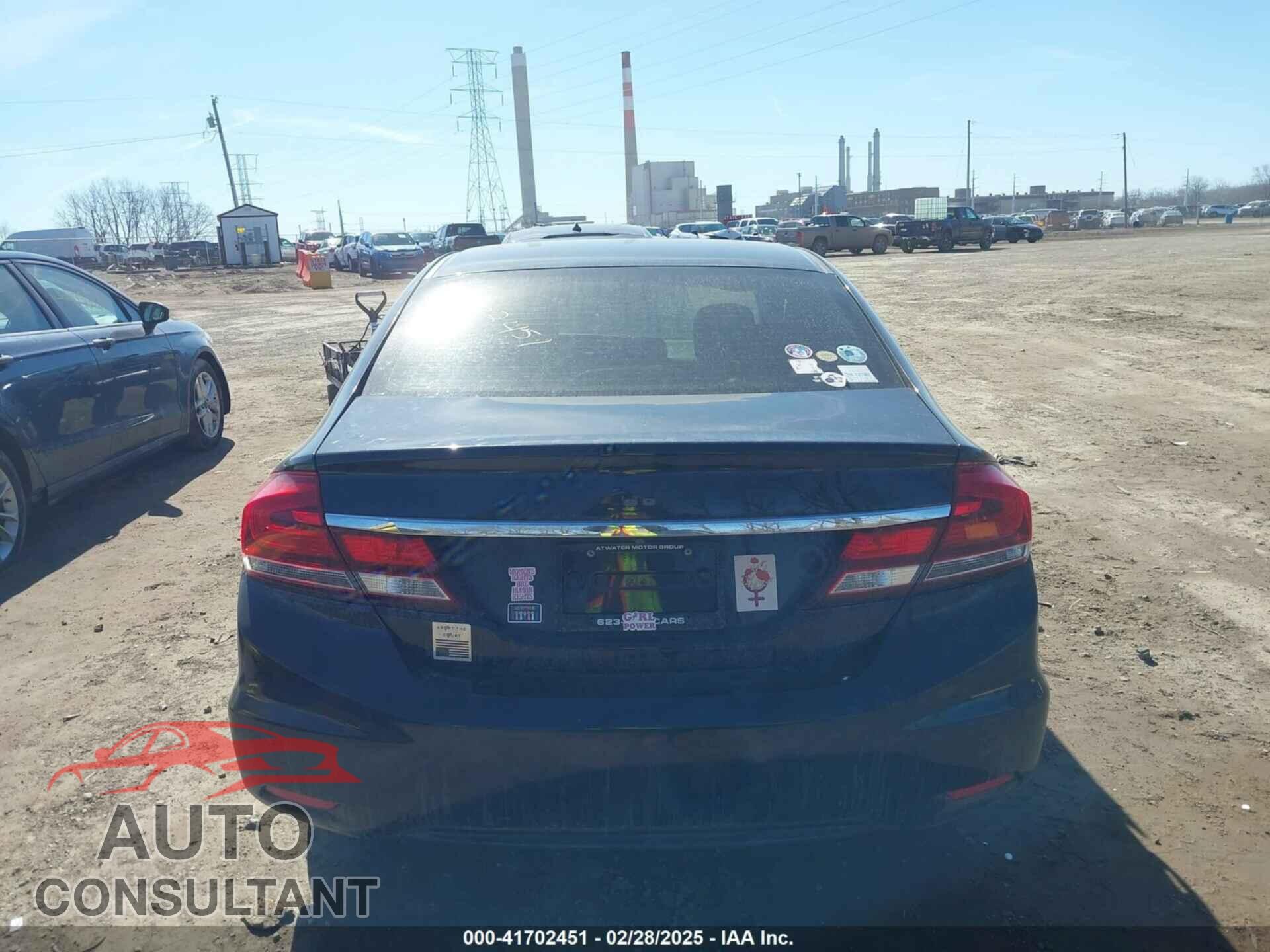 HONDA CIVIC 2015 - 19XFB2F50FE226445