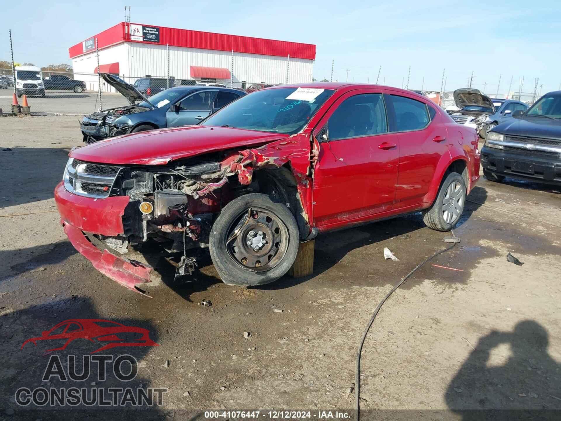 DODGE AVENGER 2013 - 1C3CDZAB8DN593948