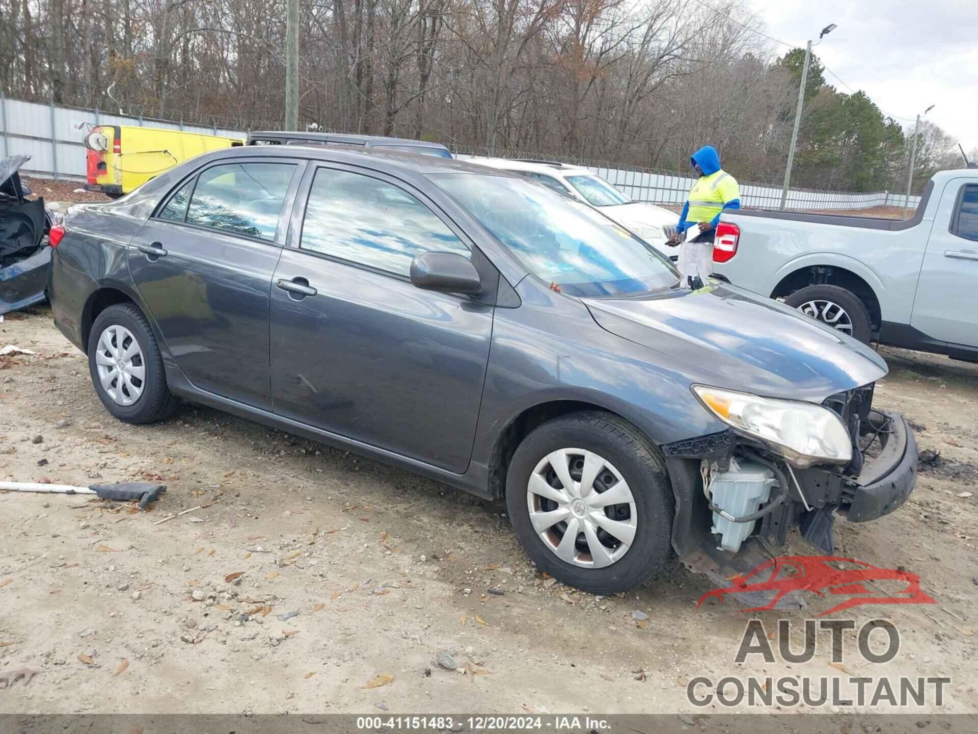 TOYOTA COROLLA 2009 - 2T1BU40E89C180136