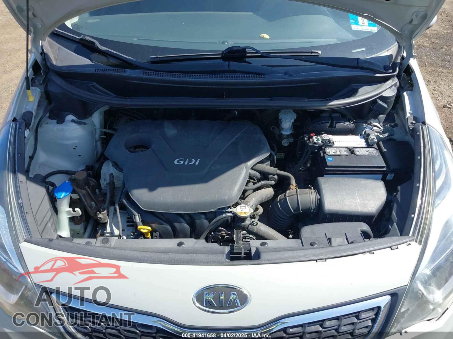 KIA RIO 2012 - KNADN4A39C6049800