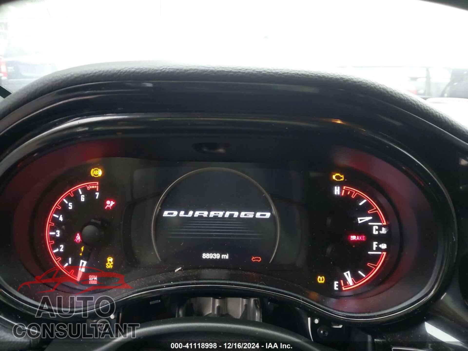 DODGE DURANGO 2021 - 1C4RDJDG5MC643912
