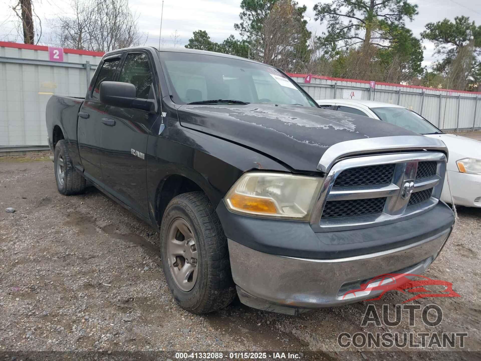 DODGE RAM 1500 2010 - 1D7RB1GKXAS190366