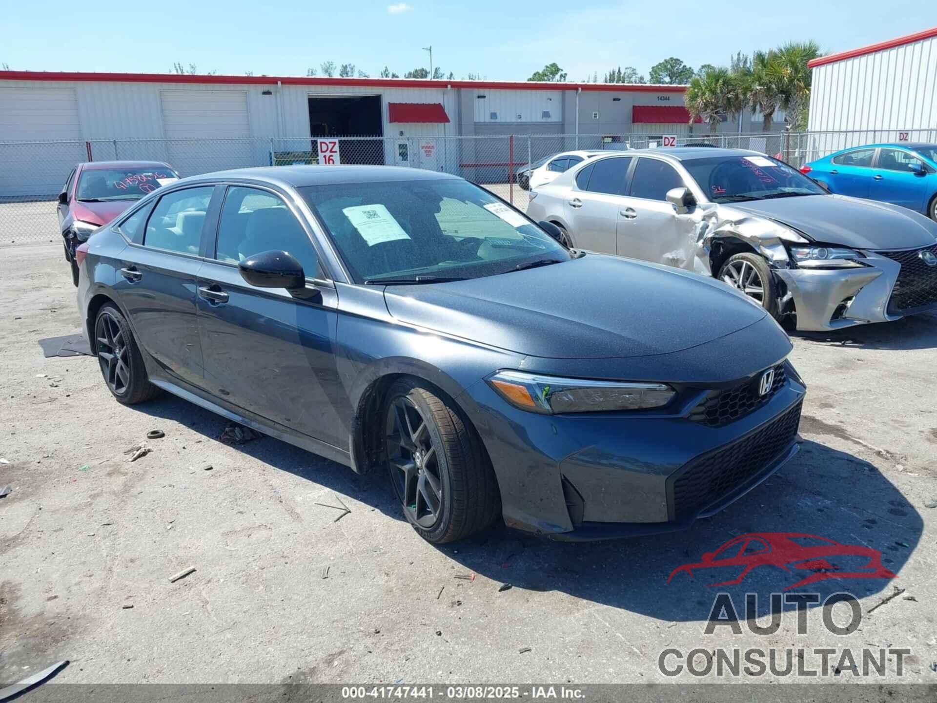 HONDA CIVIC  HYBRID 2025 - 2HGFE4F87SH329326