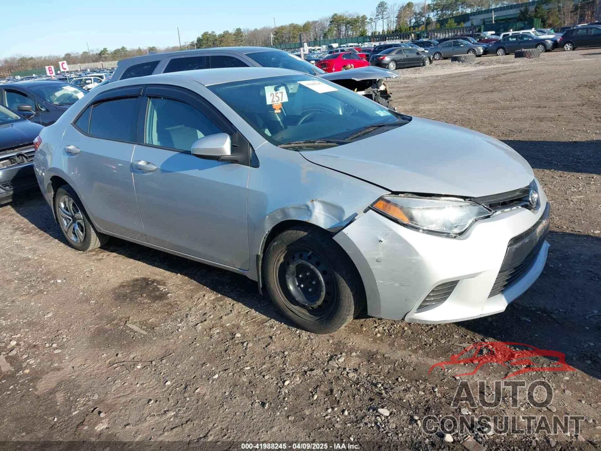 TOYOTA COROLLA 2016 - 2T1BURHE7GC729095