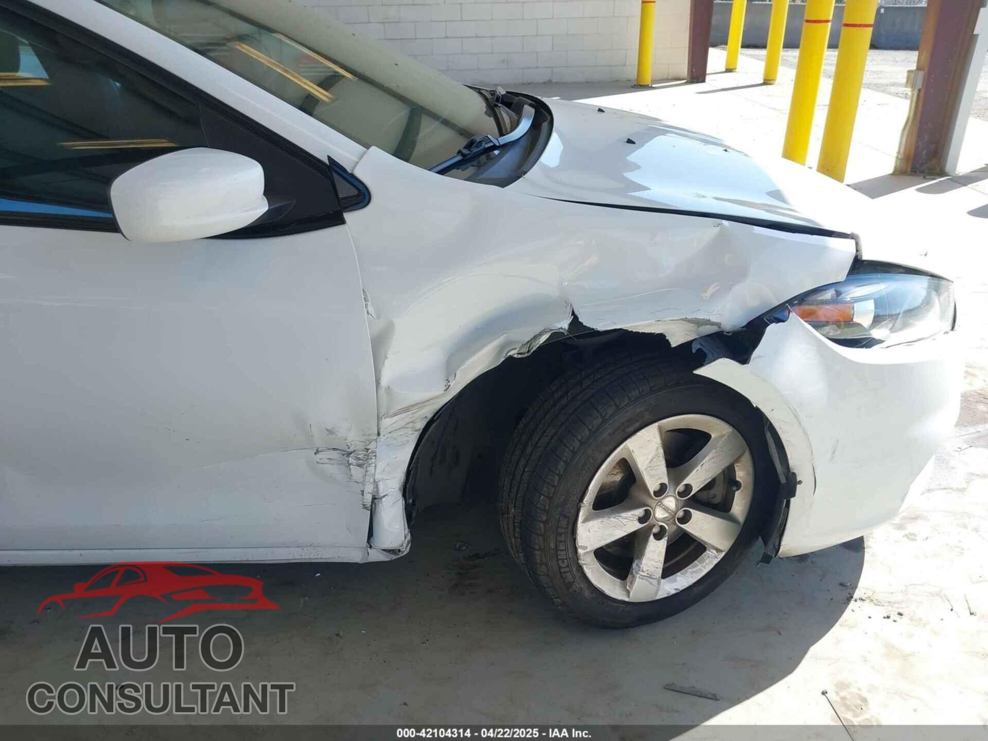 DODGE DART 2015 - 1C3CDFBB6FD306838