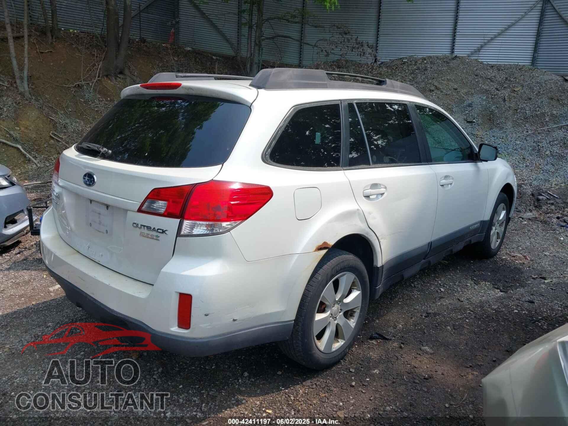 SUBARU OUTBACK 2011 - 4S4BRBCC7B3310918