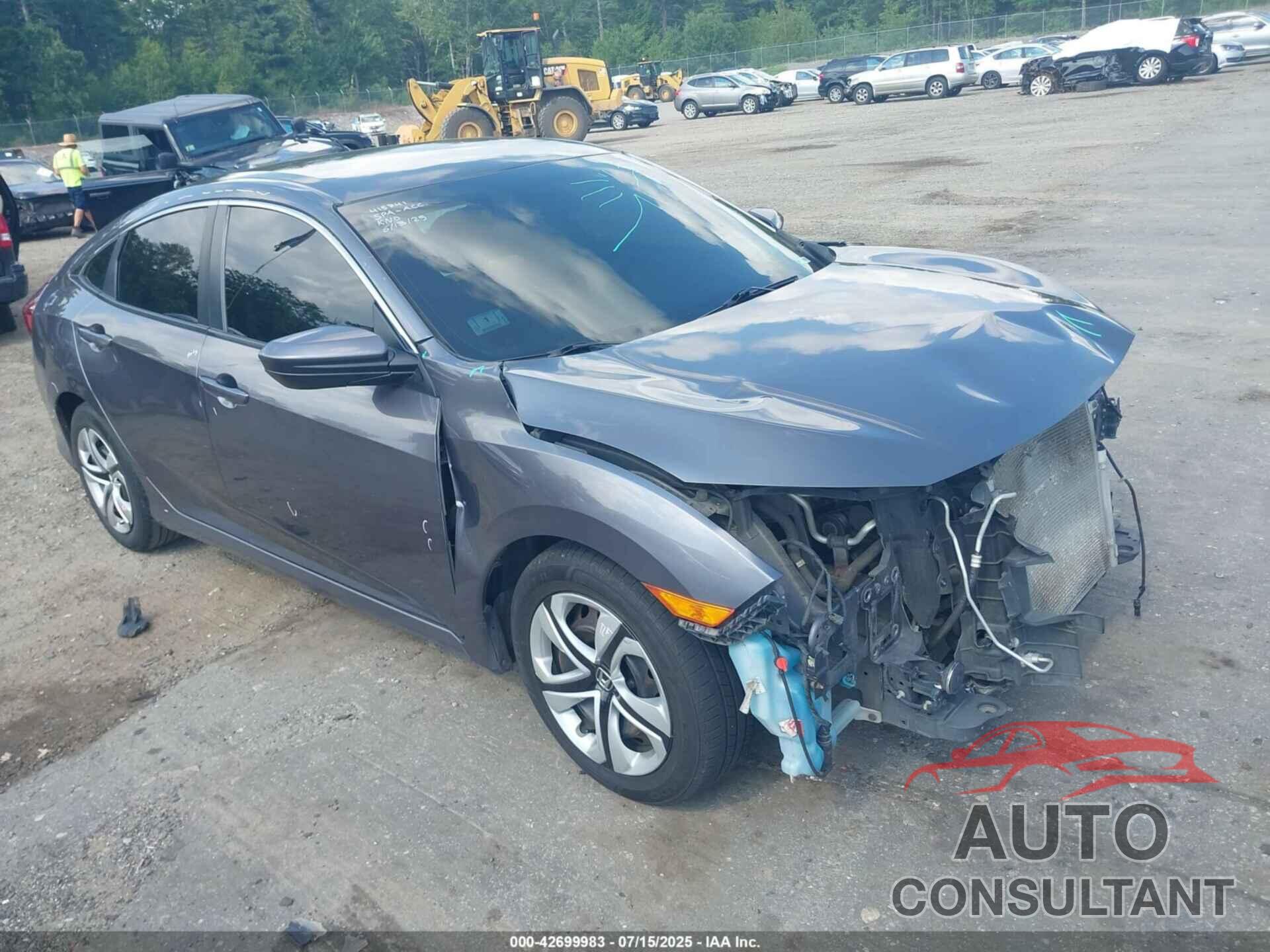 HONDA CIVIC 2017 - 19XFC2F57HE200490