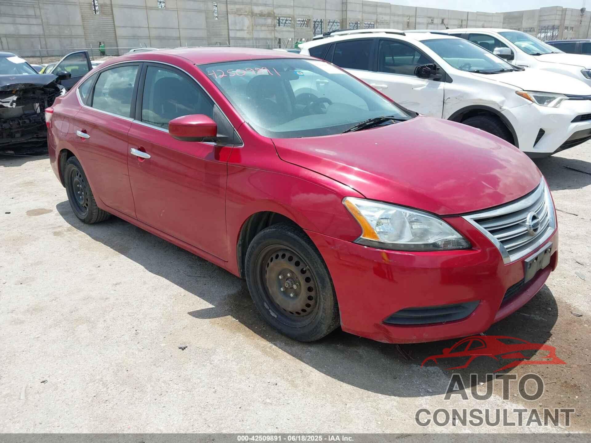 NISSAN SENTRA 2014 - 3N1AB7AP8EL634995