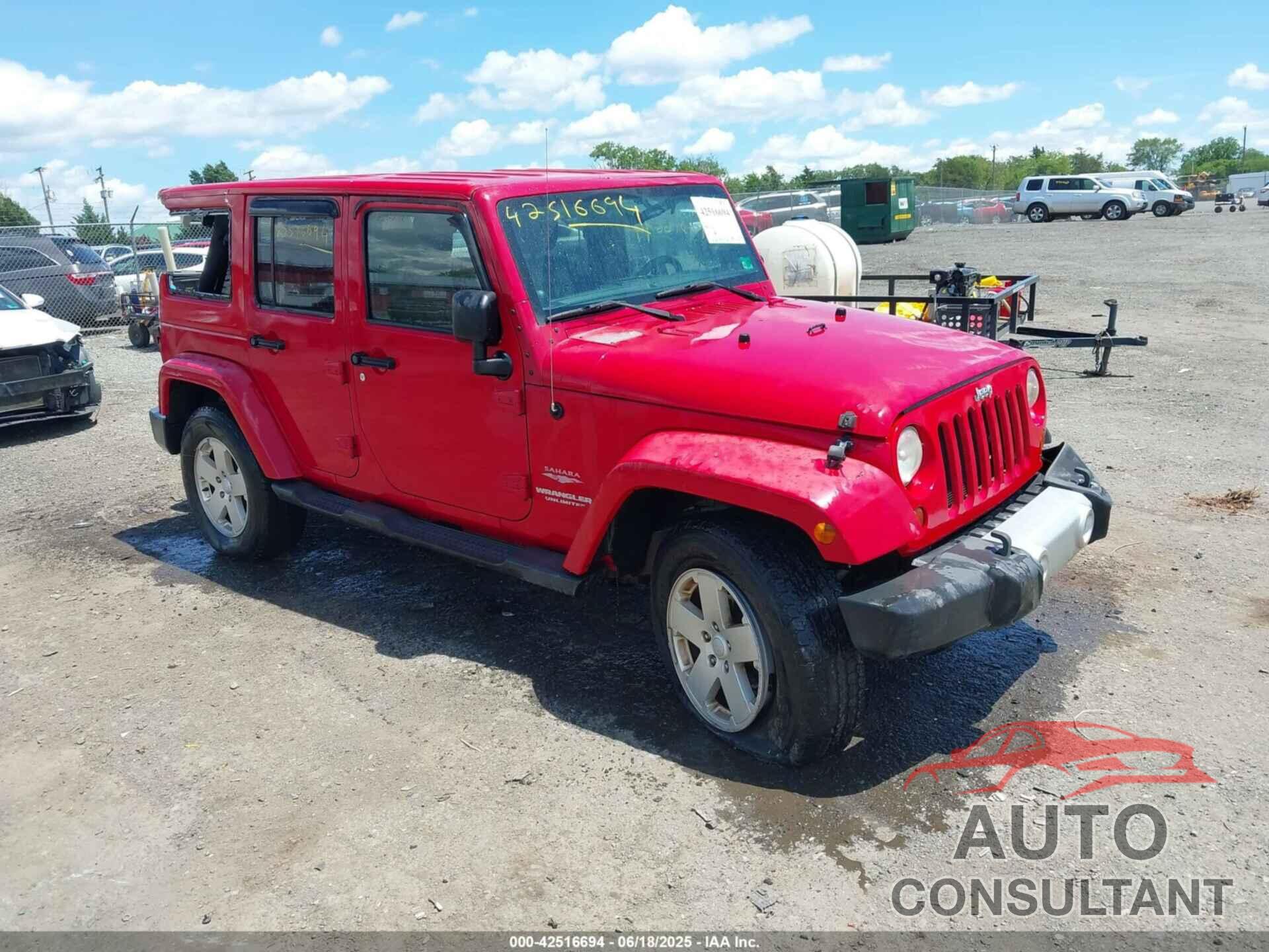 JEEP WRANGLER UNLIMITED 2011 - 1J4HA5H16BL542273