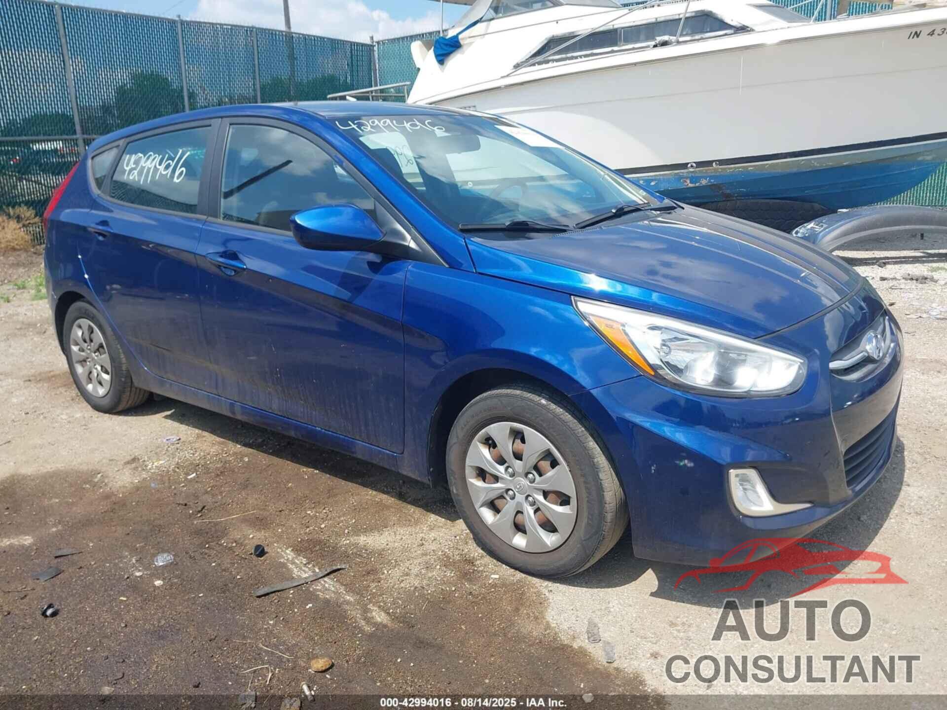 HYUNDAI ACCENT 2017 - KMHCT5AE1HU335540