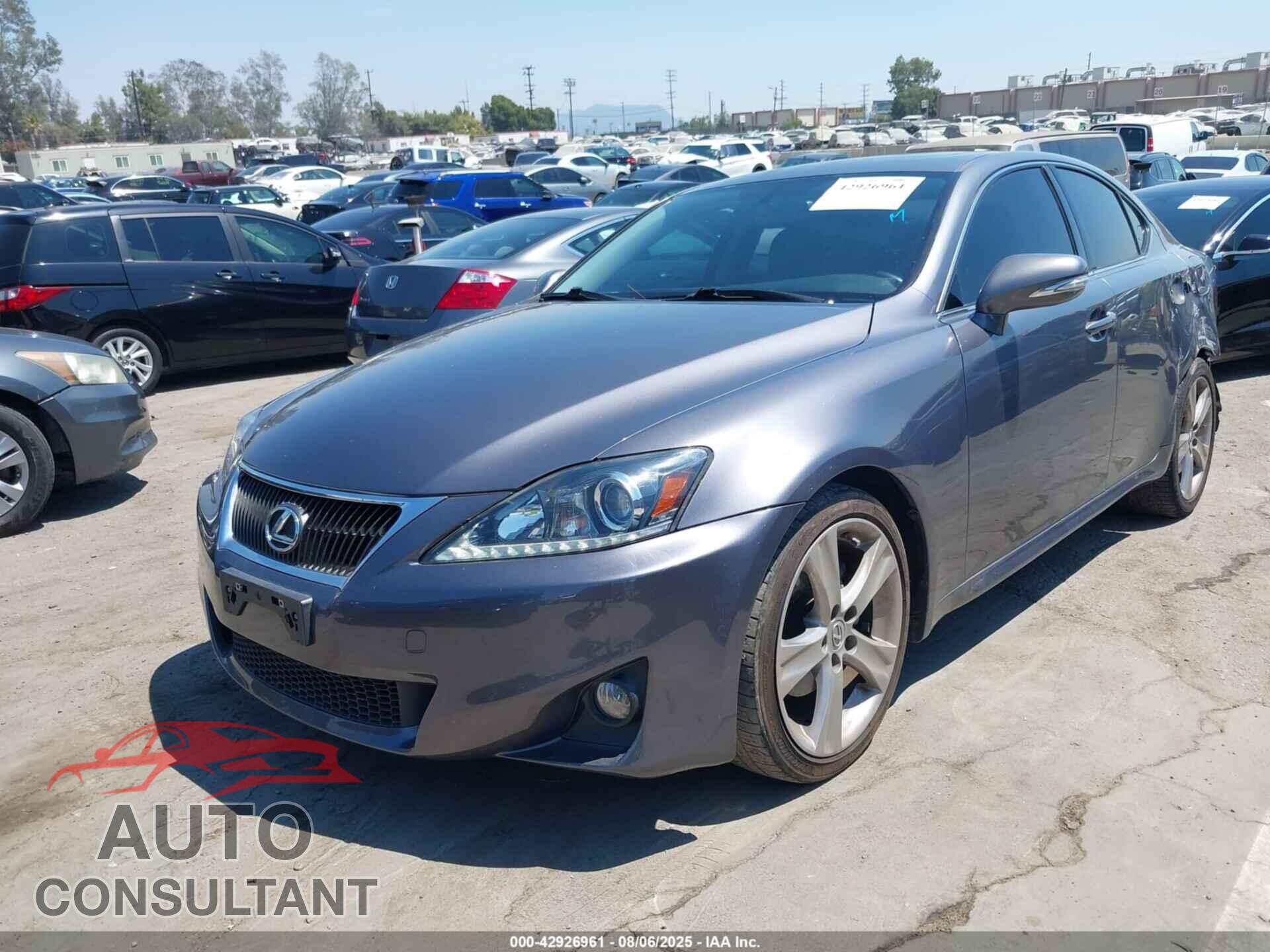 LEXUS IS 250 2012 - JTHBF5C26C5176445