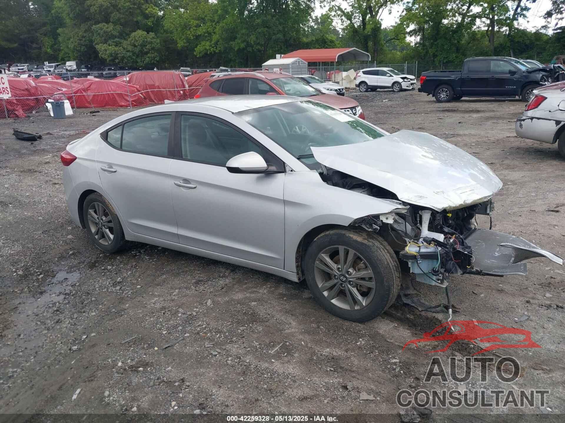 HYUNDAI ELANTRA 2018 - 5NPD84LF7JH303475