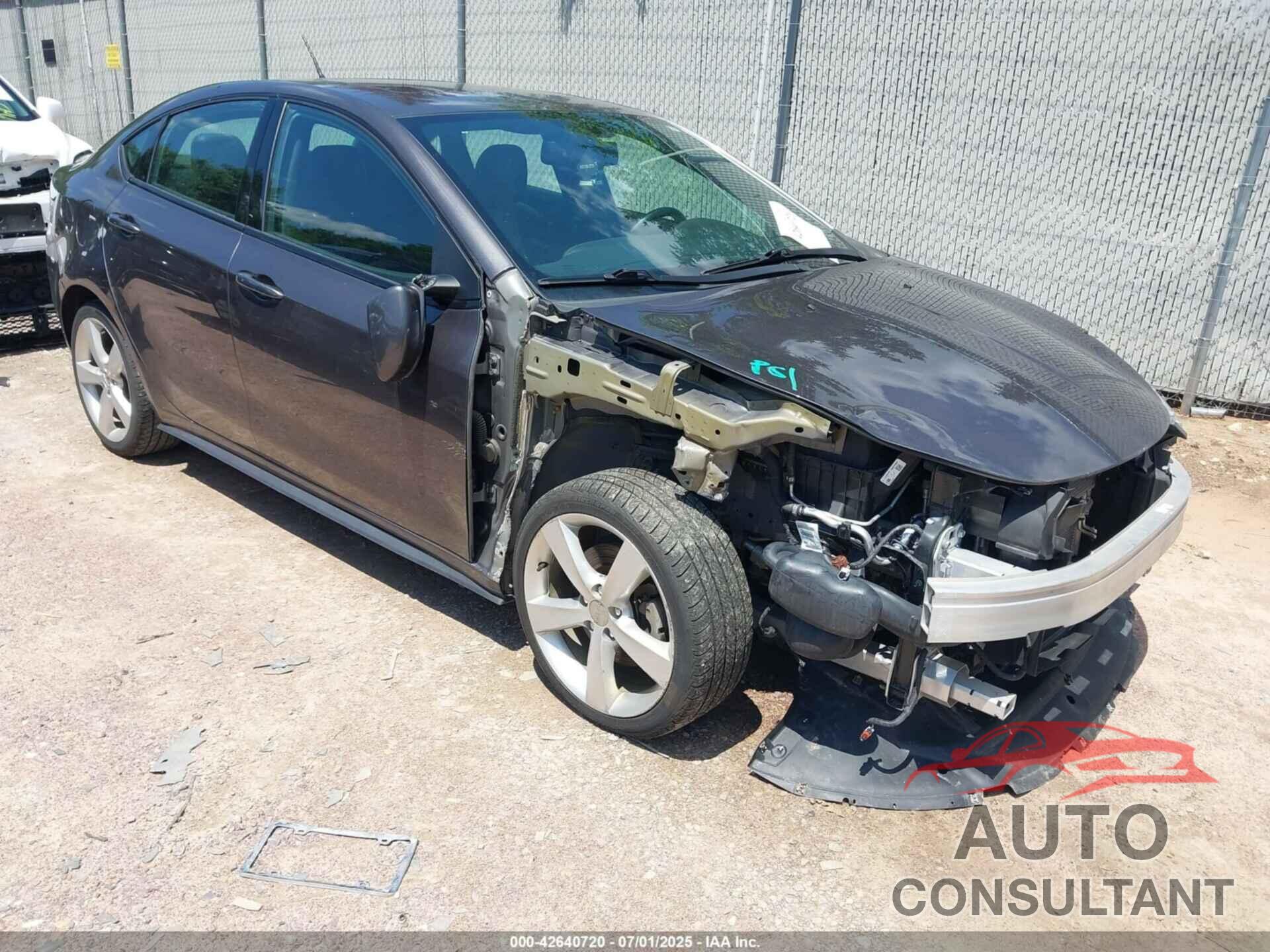 DODGE DART 2015 - 1C3CDFEB7FD123041