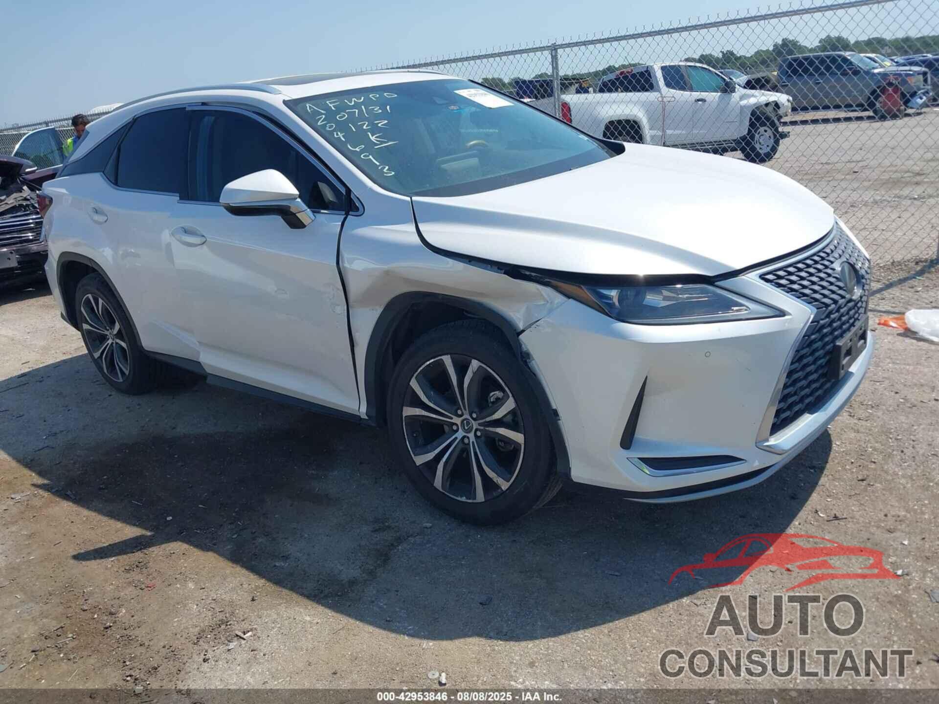 LEXUS RX 350 2020 - 2T2HZMAA0LC166208